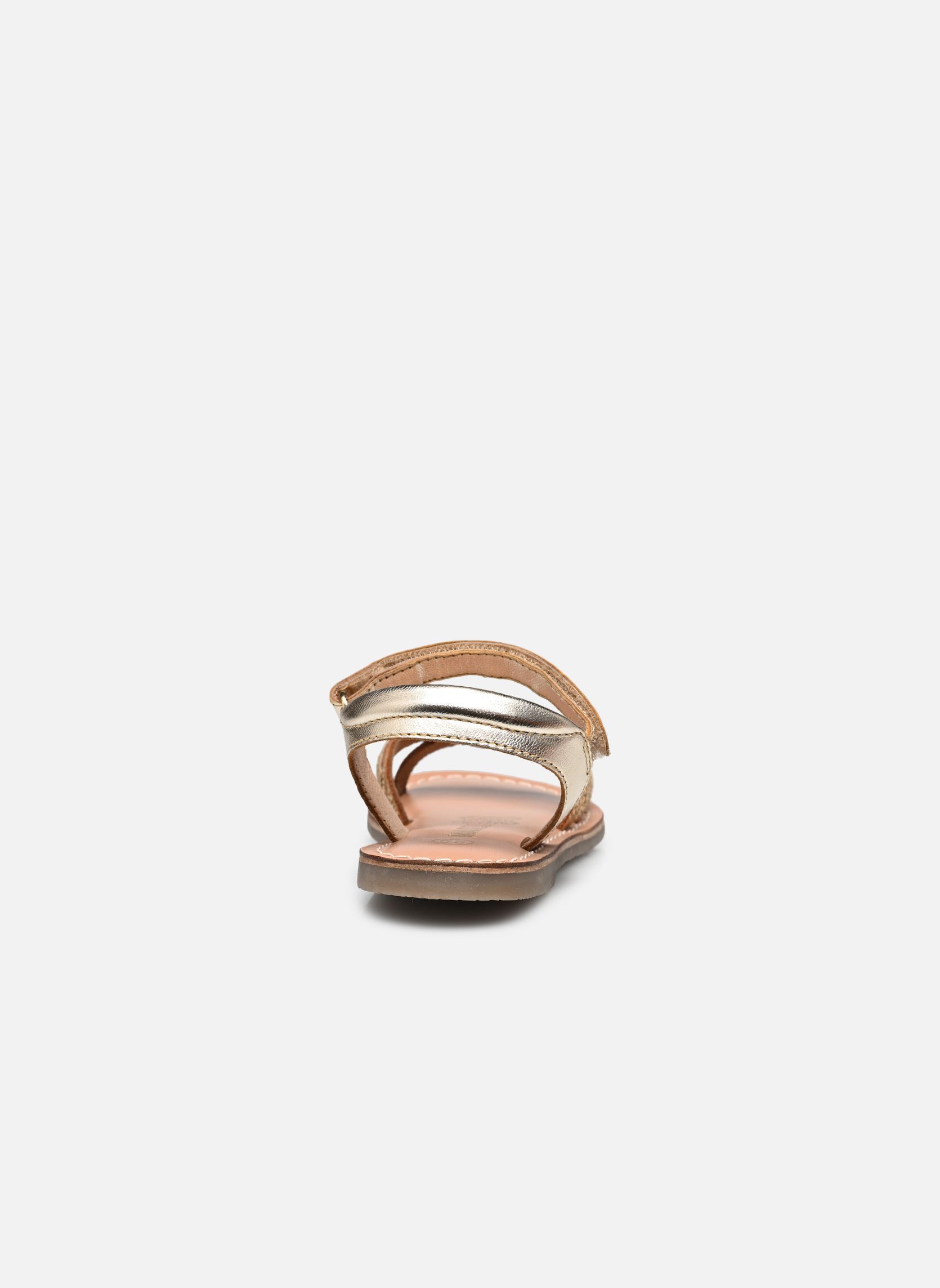 Sandales Sandales KEART LEATHER fille or et bronze MADE BY Sandales Sandales KEART LEATHER fille or et bronze DORÉ