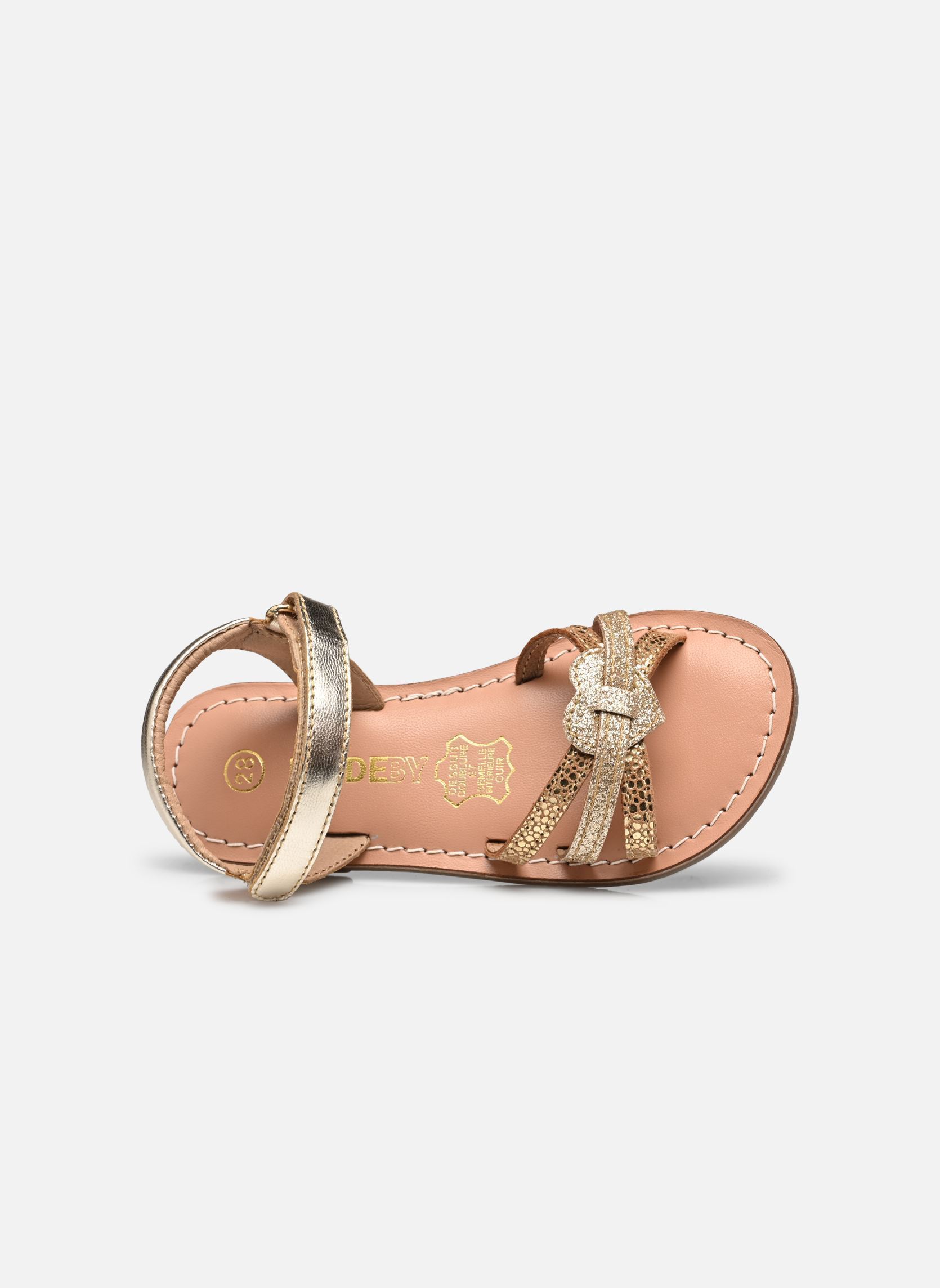 Sandales Sandales KEART LEATHER fille or et bronze MADE BY Sandales Sandales KEART LEATHER fille or et bronze DORÉ