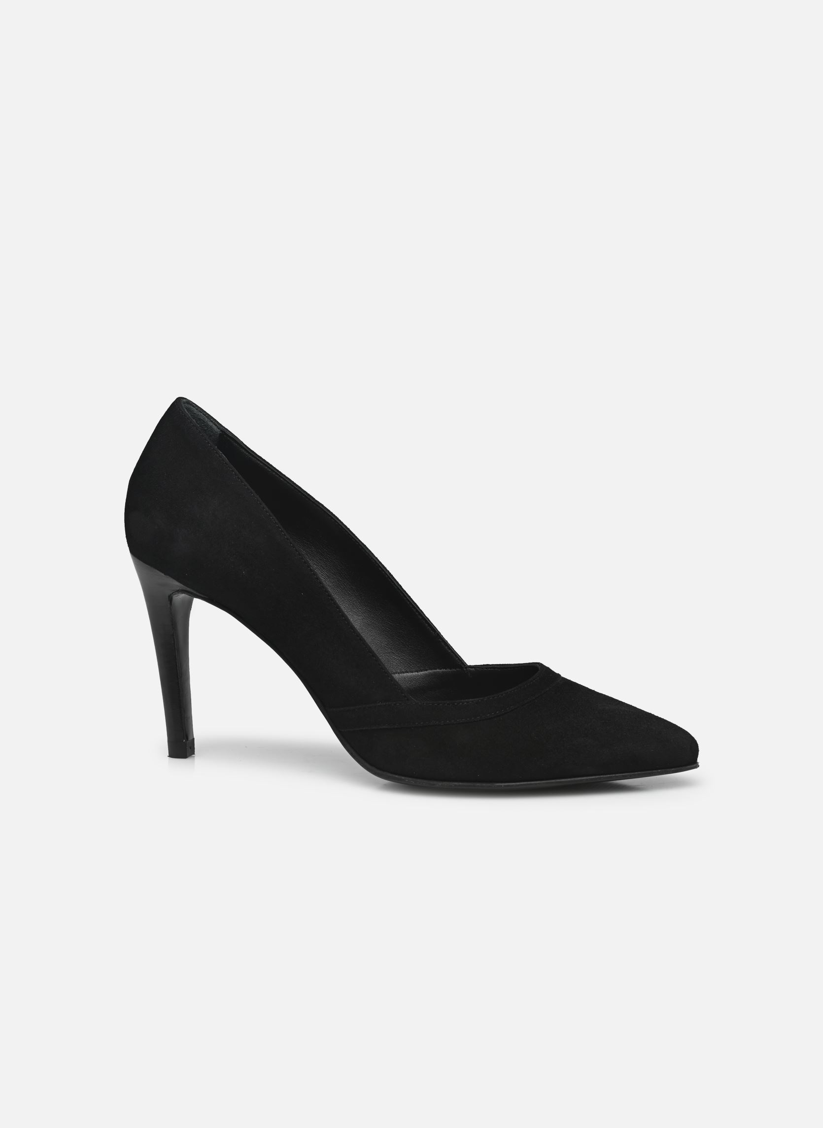 Pumps Escarpins n°117 - Chevre velours - Noir dames zwart Rivecour Pumps Escarpins n°117 - Chevre velours - Noir dames zwart NOIR