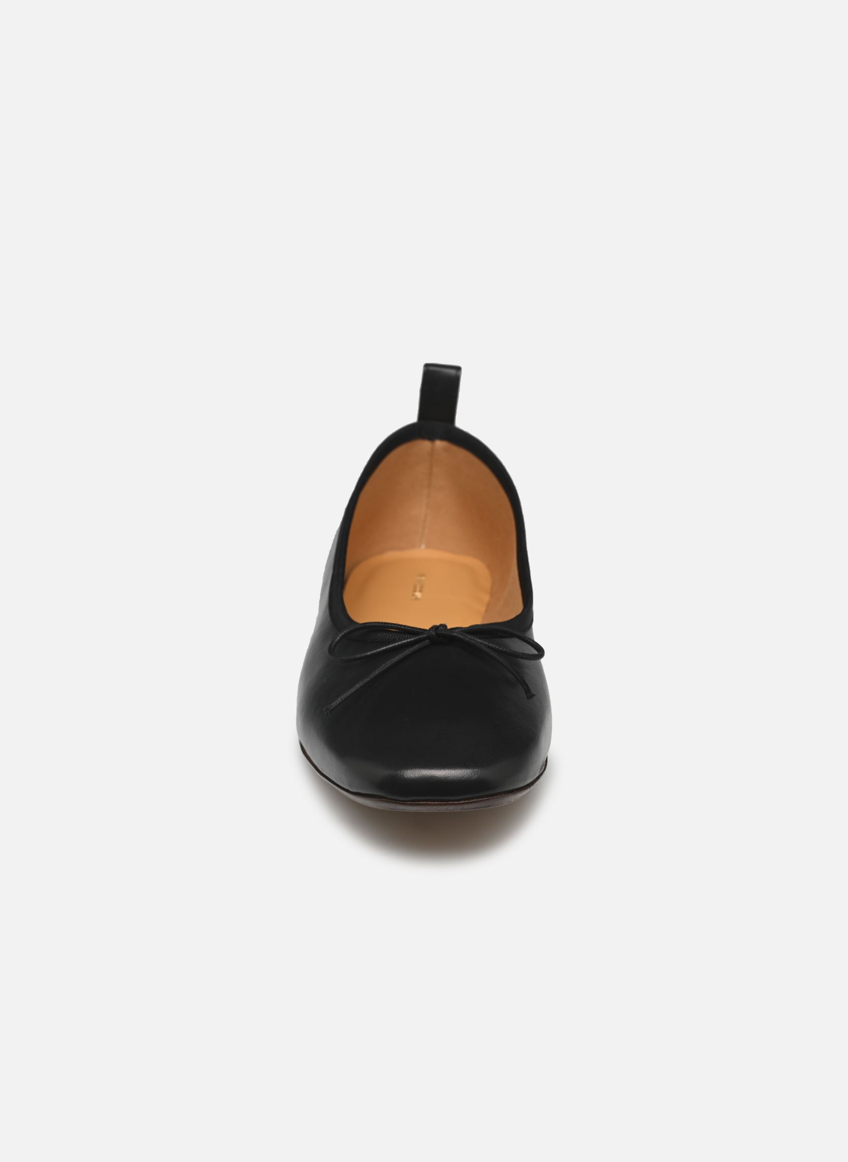 Klassische Ballerinas Ballerines n°124 - Cuir nappa - Noir damen schwarz Rivecour Klassische Ballerinas Ballerines n°124 - Cuir nappa - Noir damen schwarz NOIR