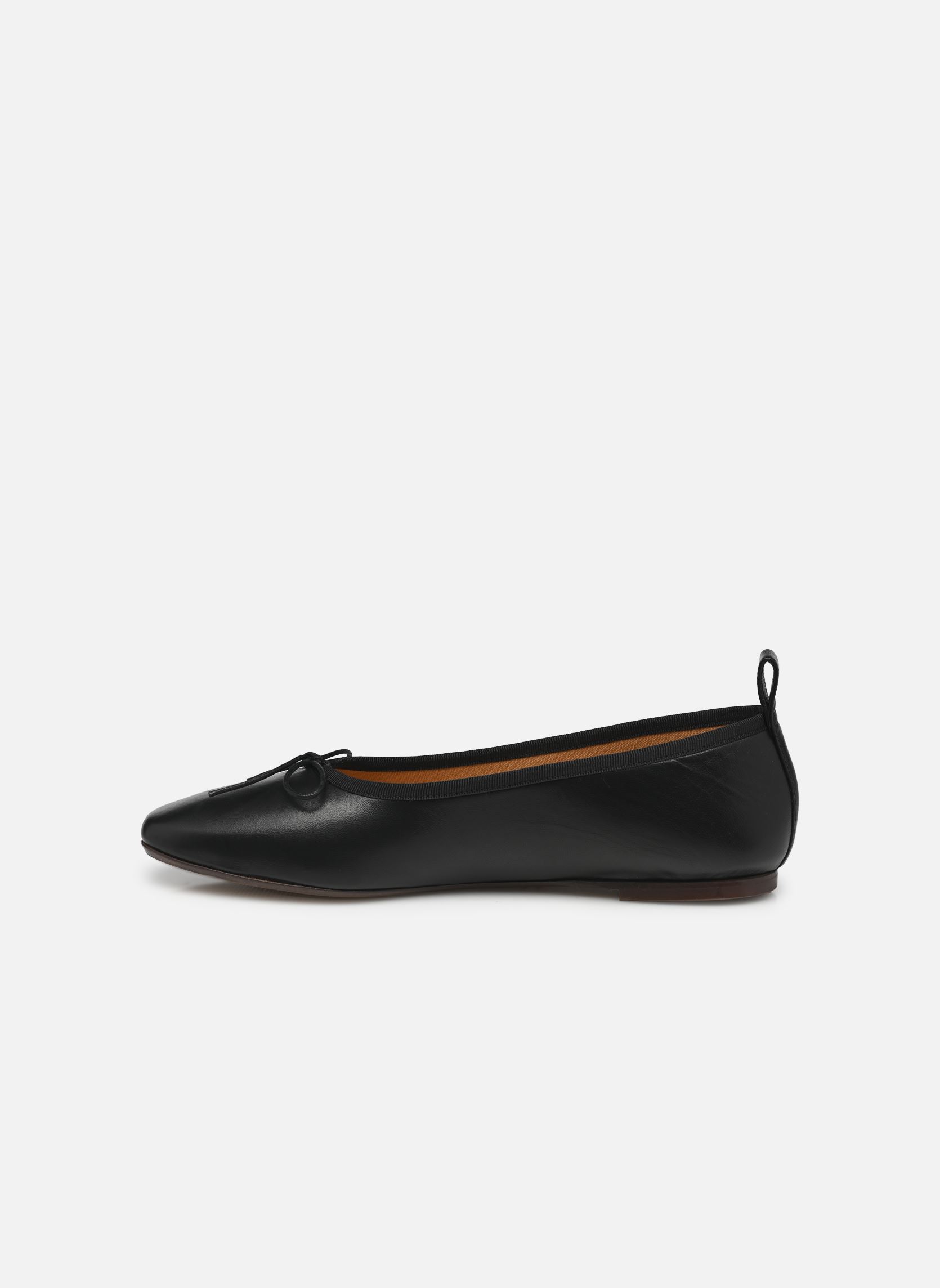 Klassische Ballerinas Ballerines n°124 - Cuir nappa - Noir damen schwarz Rivecour Klassische Ballerinas Ballerines n°124 - Cuir nappa - Noir damen schwarz NOIR