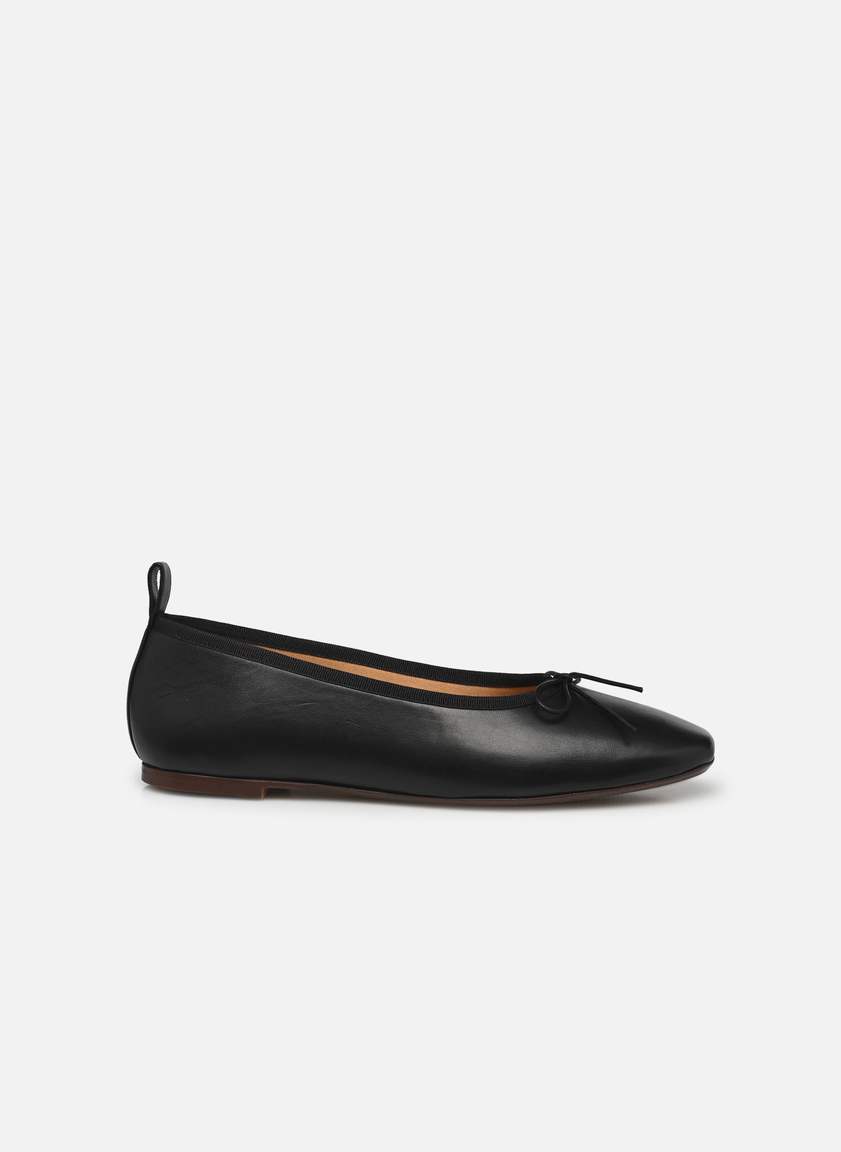 Klassische Ballerinas Ballerines n°124 - Cuir nappa - Noir damen schwarz Rivecour Klassische Ballerinas Ballerines n°124 - Cuir nappa - Noir damen schwarz NOIR