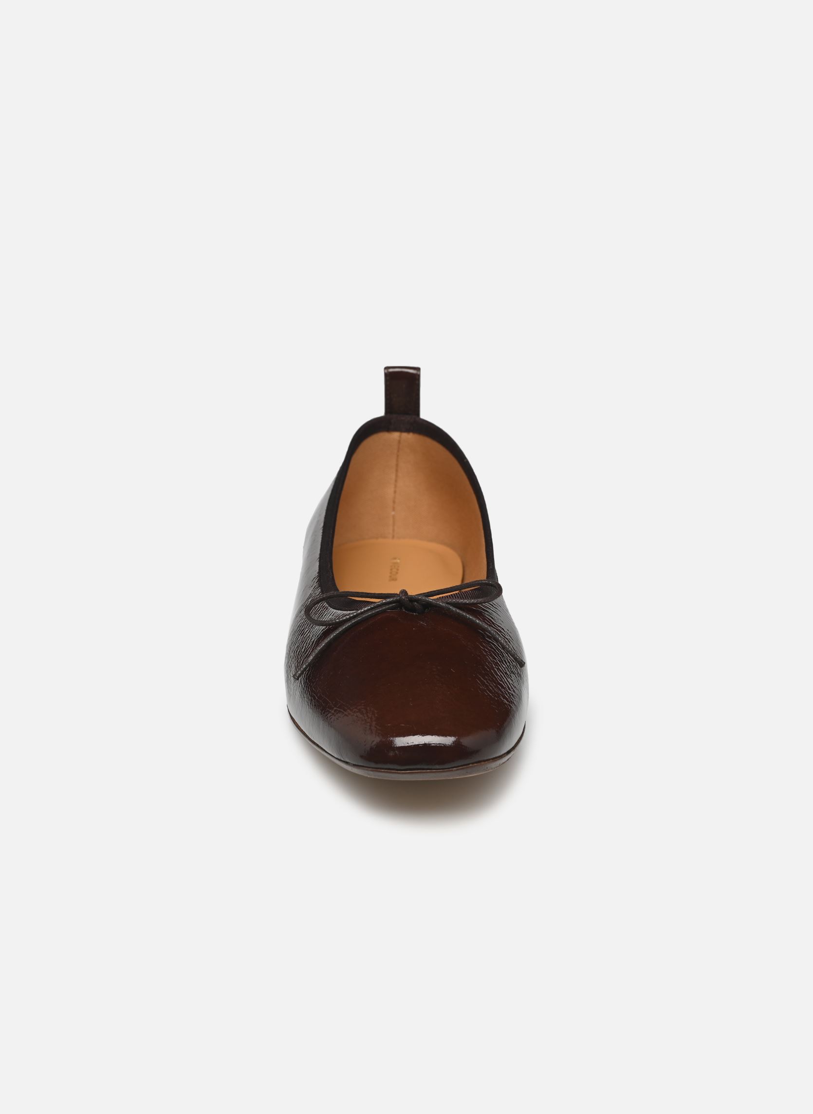 Ballerines classiques Ballerines n°124 - Cuir vernis - Marron femme marron Rivecour Ballerines classiques Ballerines n°124 - Cuir vernis - Marron femme marron MARRON
