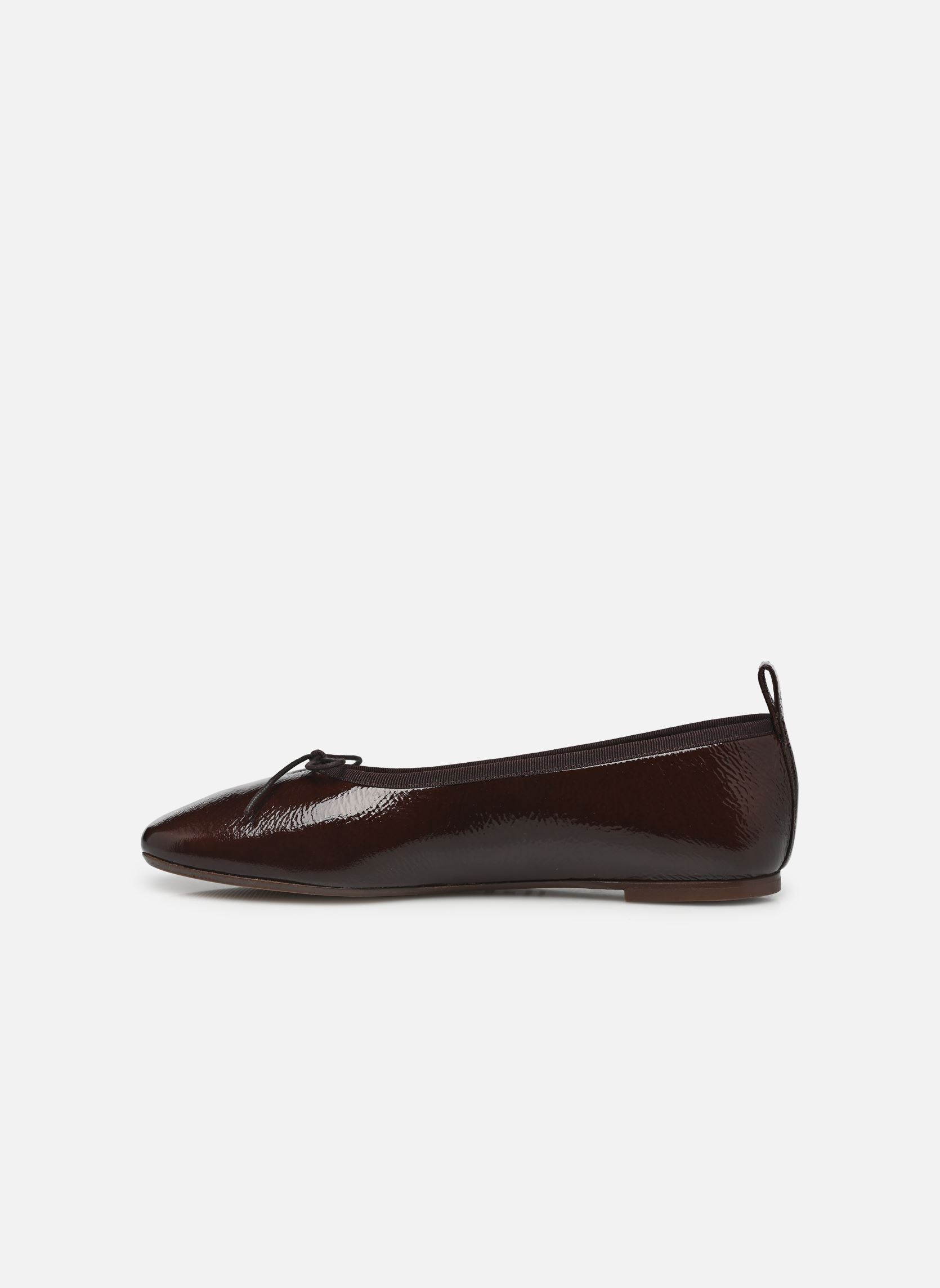 Ballerines classiques Ballerines n°124 - Cuir vernis - Marron femme marron Rivecour Ballerines classiques Ballerines n°124 - Cuir vernis - Marron femme marron MARRON