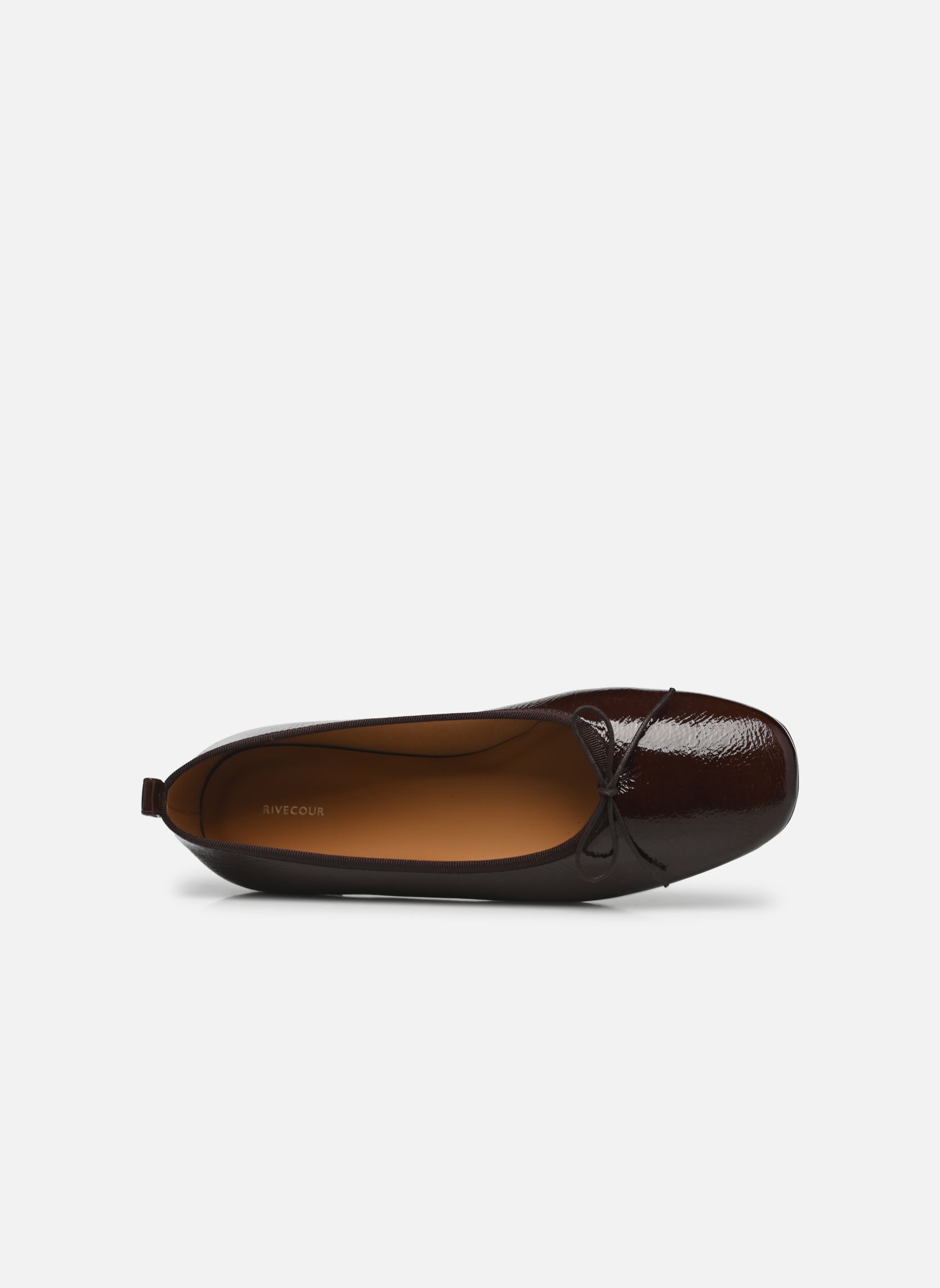 Ballerines classiques Ballerines n°124 - Cuir vernis - Marron femme marron Rivecour Ballerines classiques Ballerines n°124 - Cuir vernis - Marron femme marron MARRON