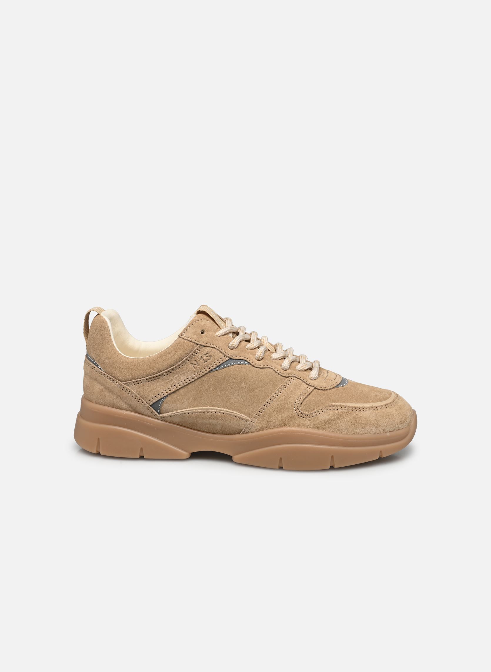 Niedrige Sneaker Baskets n°15 - Suede - Beige damen beige Rivecour Niedrige Sneaker Baskets n°15 - Suede - Beige damen beige BEIGE