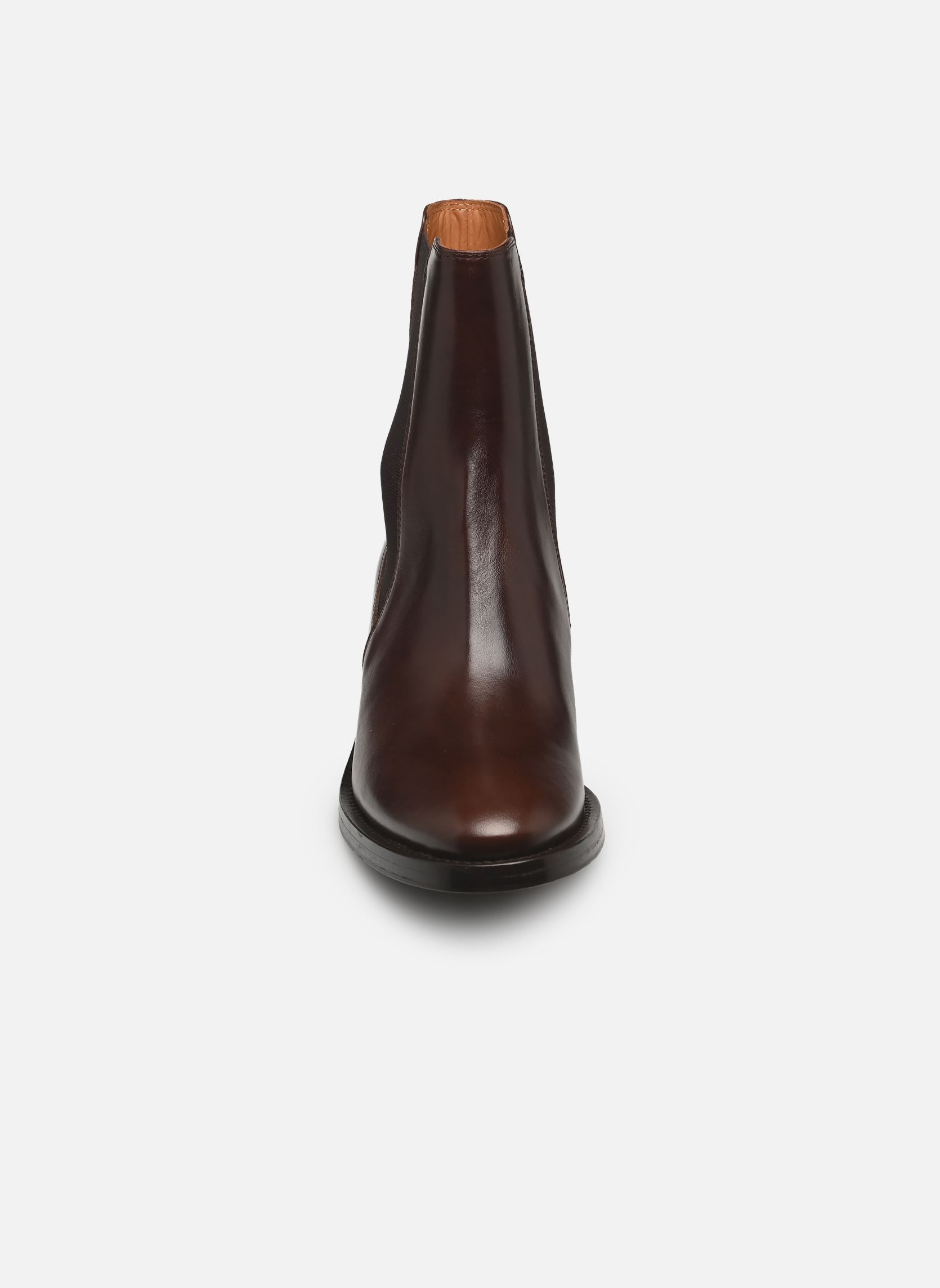 Bottines et boots Bottines n°289 - Cuir - Ebène femme marron Rivecour Bottines et boots Bottines n°289 - Cuir - Ebène femme marron EBÈNE N