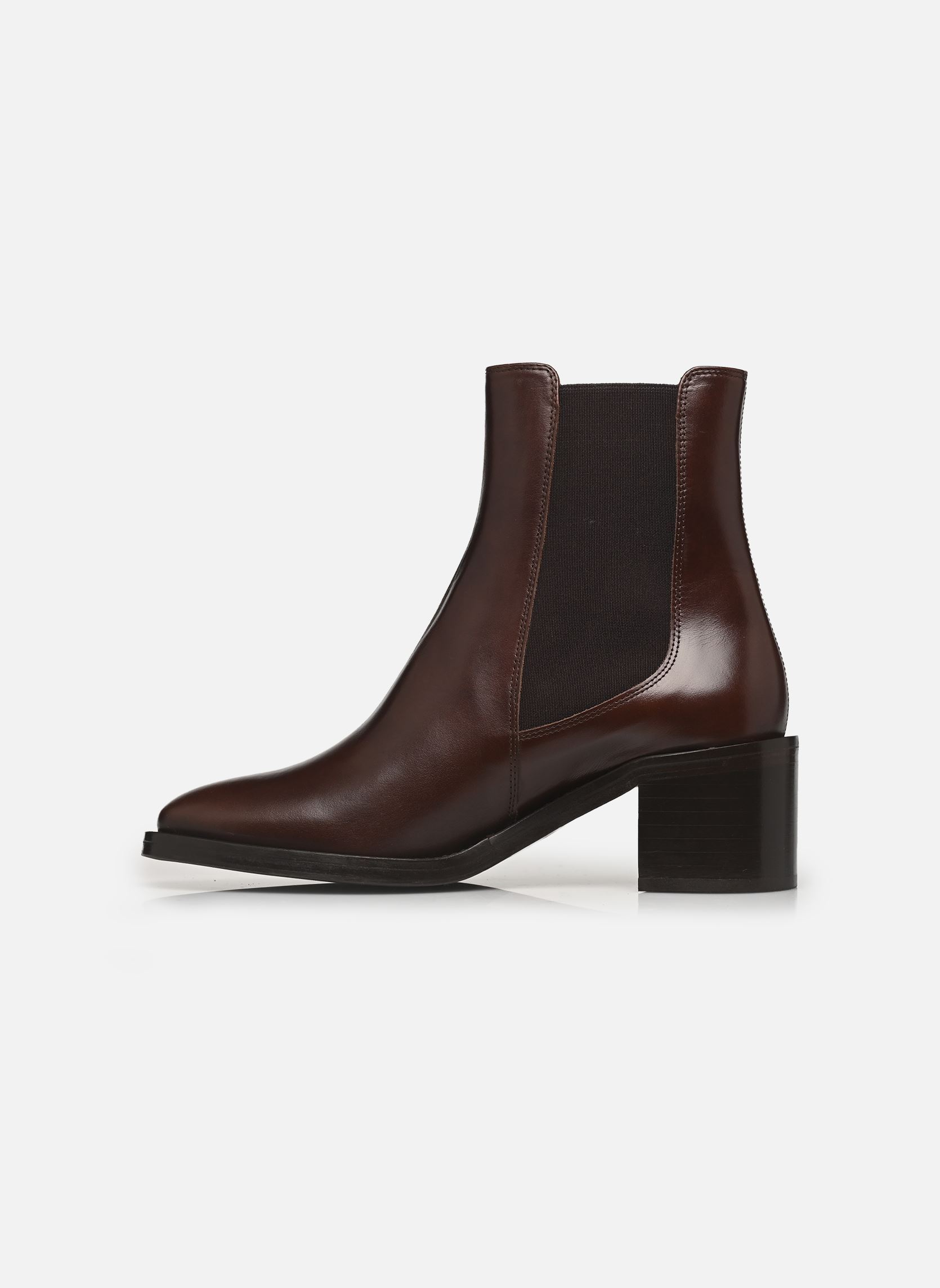Bottines et boots Bottines n°289 - Cuir - Ebène femme marron Rivecour Bottines et boots Bottines n°289 - Cuir - Ebène femme marron EBÈNE N