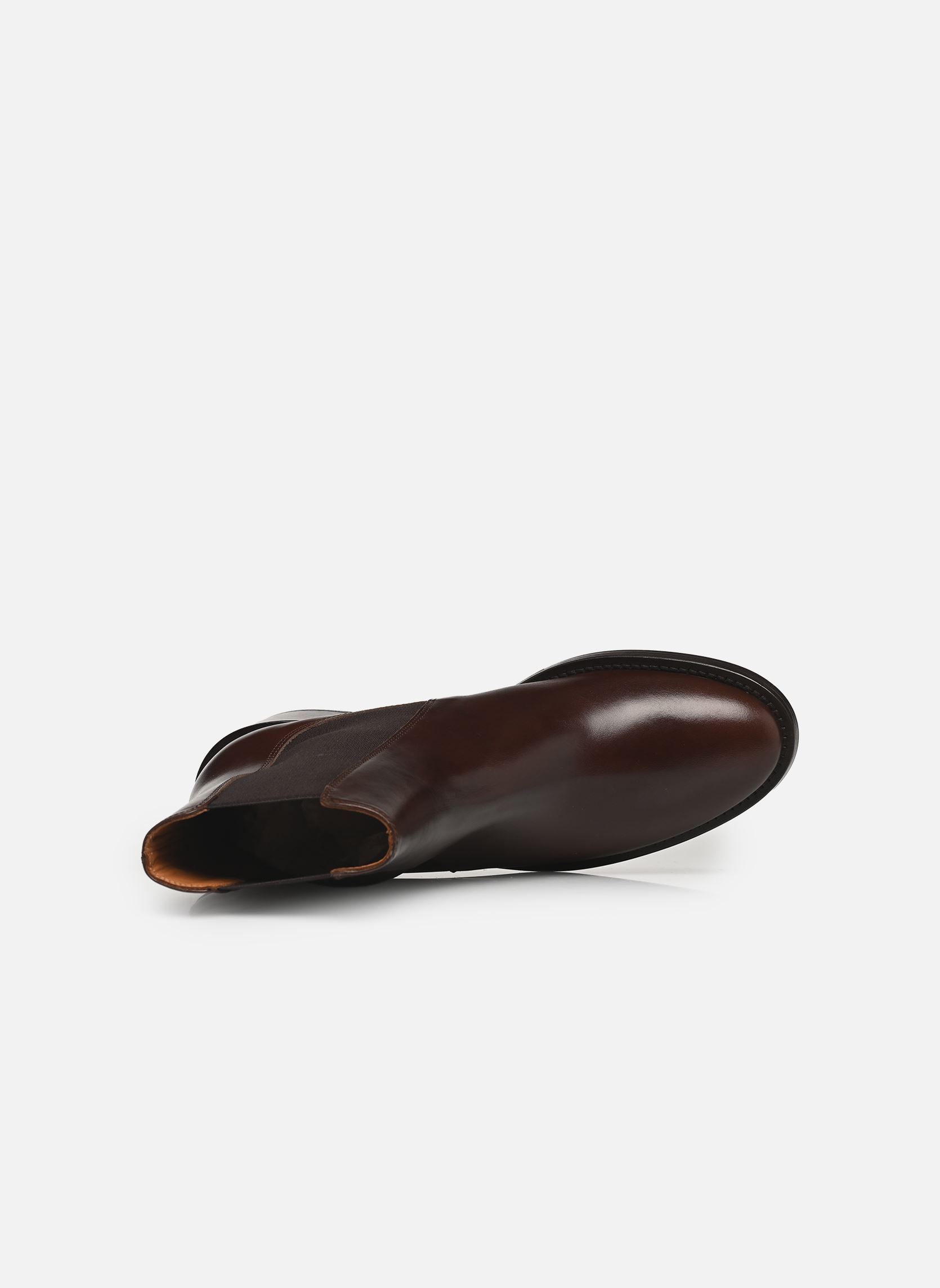 Bottines et boots Bottines n°289 - Cuir - Ebène femme marron Rivecour Bottines et boots Bottines n°289 - Cuir - Ebène femme marron EBÈNE N