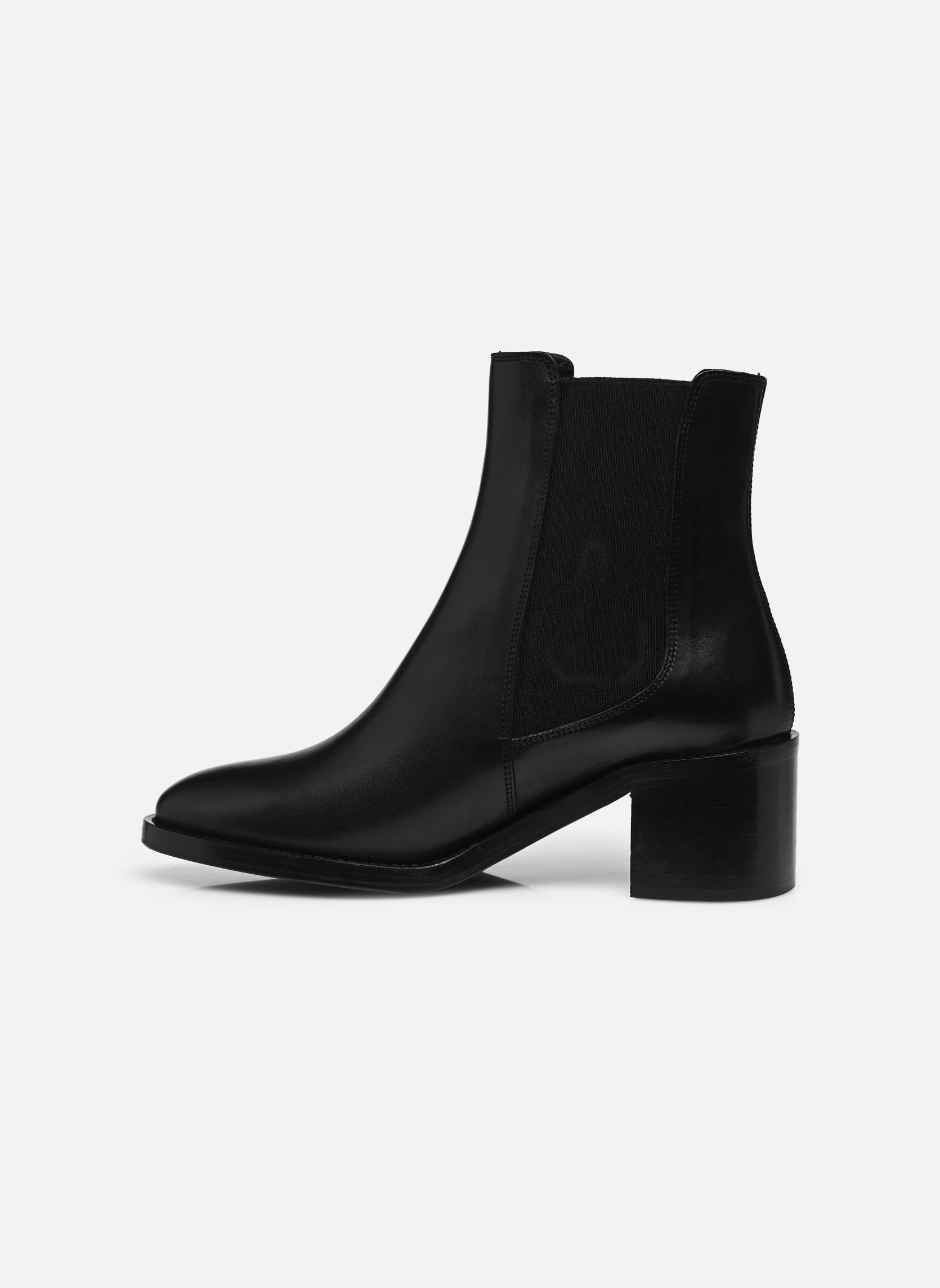 Stiefeletten und Stiefel Bottines n°289 - Cuir - Noir damen schwarz Rivecour Stiefeletten und Stiefel Bottines n°289 - Cuir - Noir damen schwarz NOIR