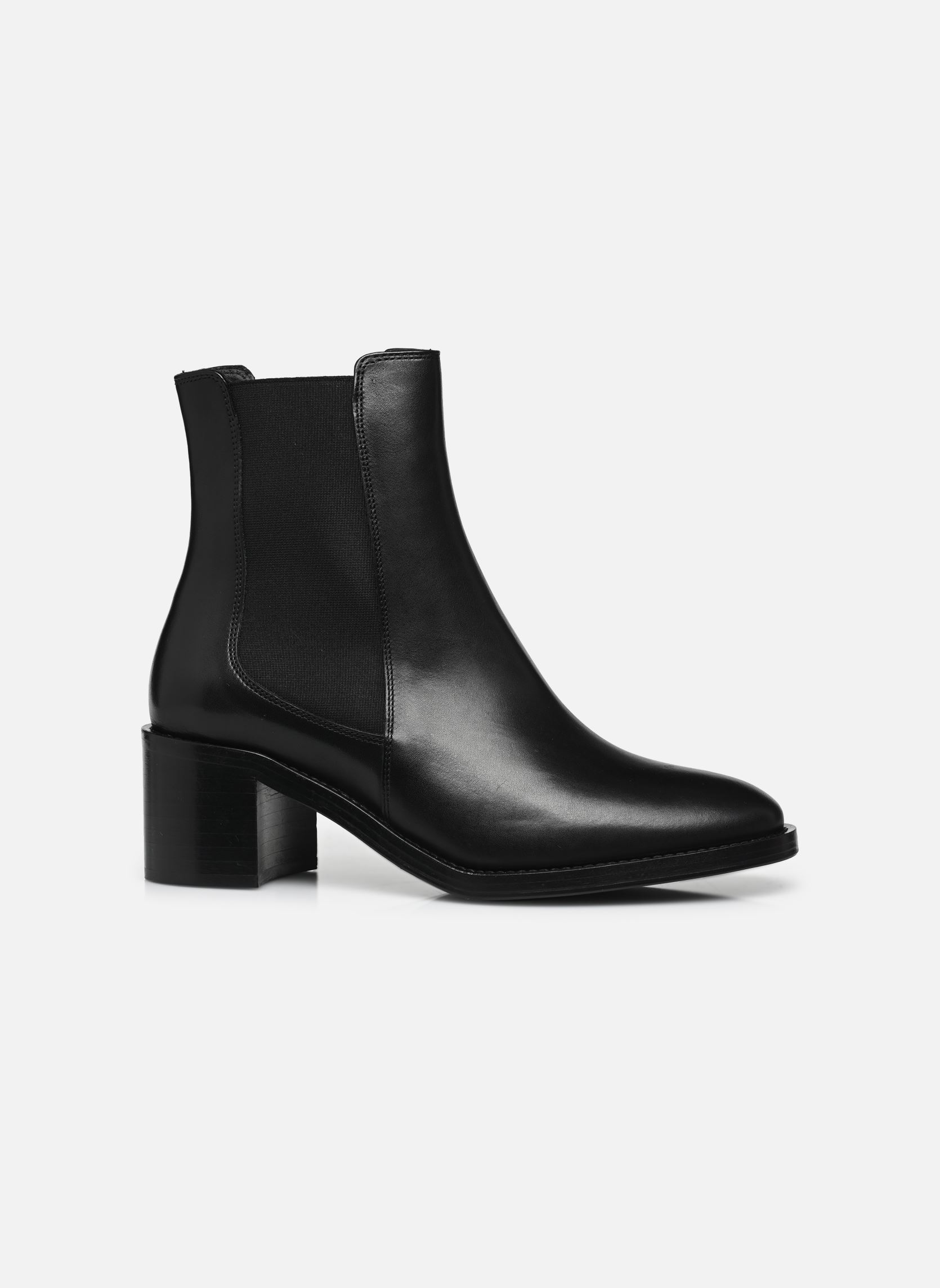 Stiefeletten und Stiefel Bottines n°289 - Cuir - Noir damen schwarz Rivecour Stiefeletten und Stiefel Bottines n°289 - Cuir - Noir damen schwarz NOIR