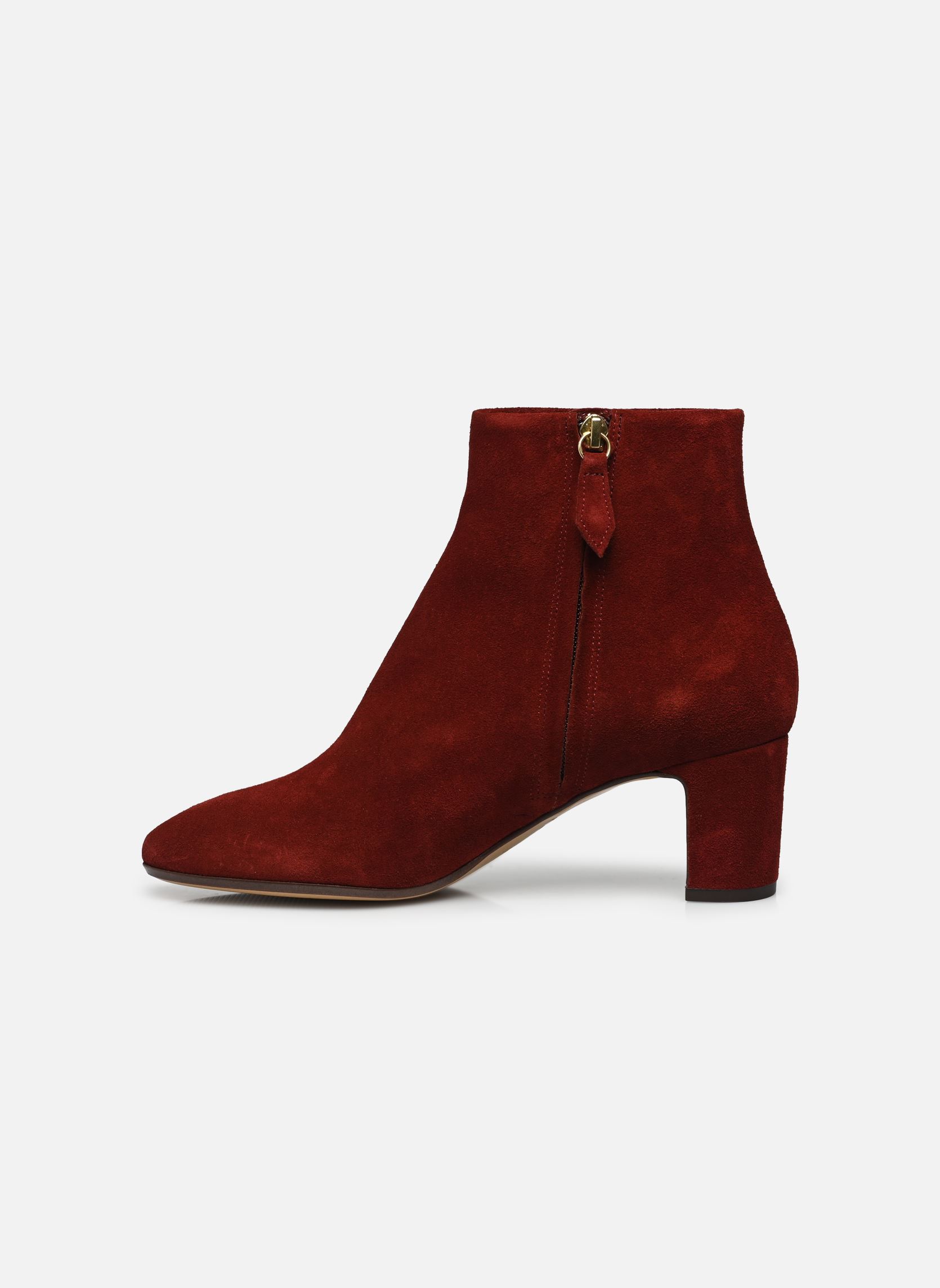 Stivaletti e stivali Bottines n°290 - Suede - Chataîgne donna rosso Rivecour Stivaletti e stivali Bottines n°290 - Suede - Chataîgne donna rosso CHATAIGNE
