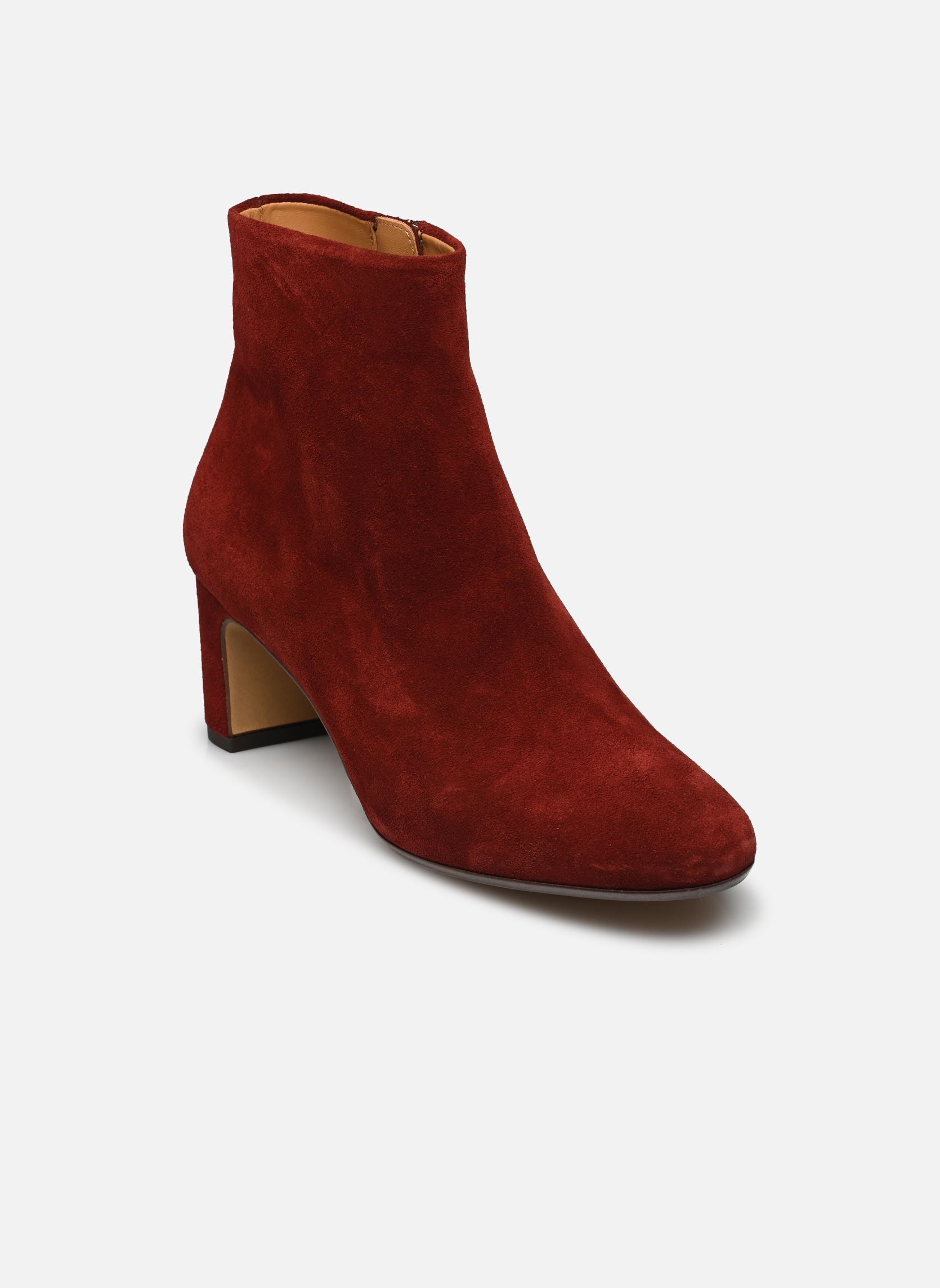 Stivaletti e stivali Bottines n°290 - Suede - Chataîgne donna rosso Rivecour Stivaletti e stivali Bottines n°290 - Suede - Chataîgne donna rosso CHATAIGNE