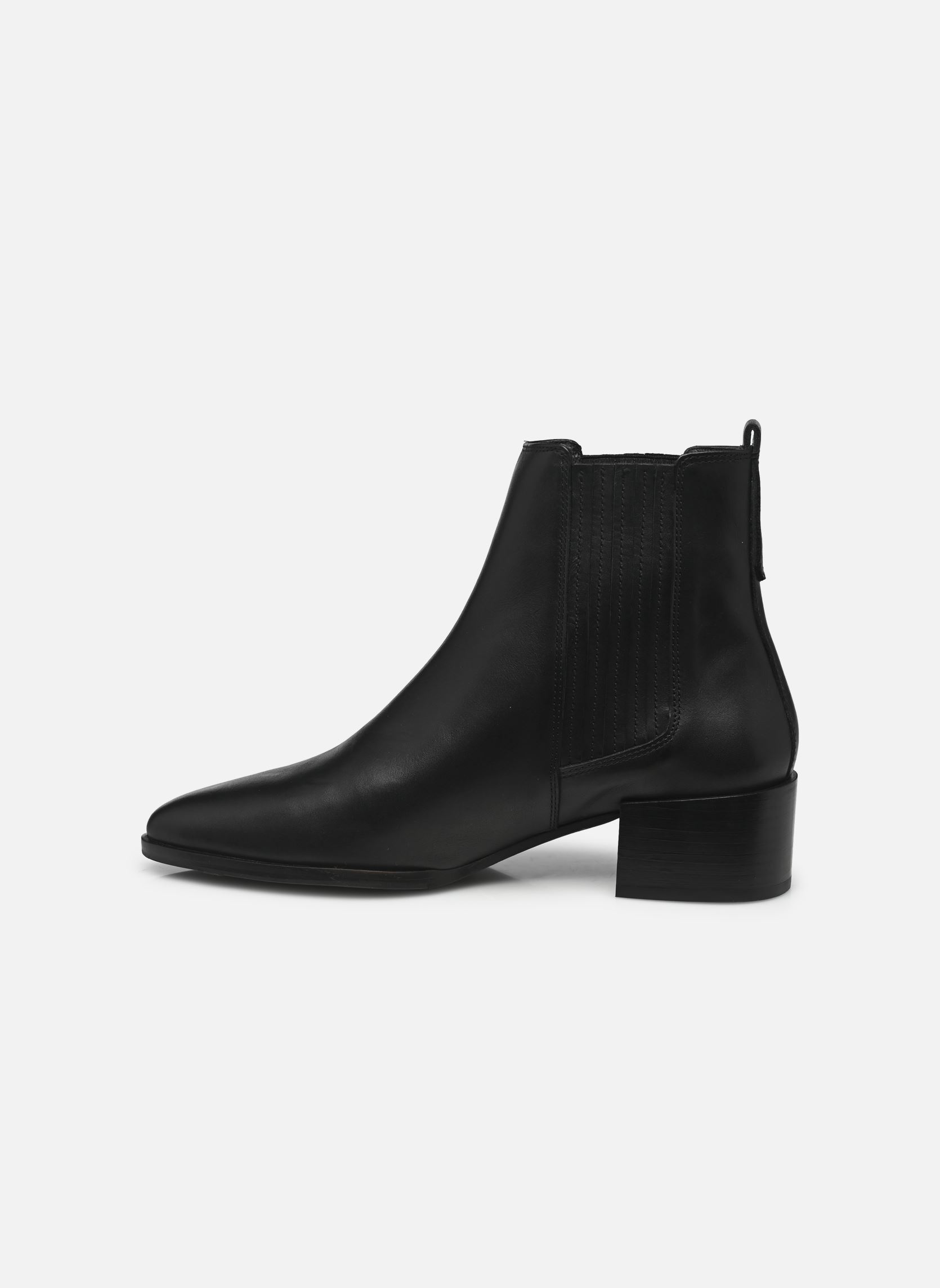 Bottines et boots Bottines n°408 - Cuir - Noir femme noir Rivecour Bottines et boots Bottines n°408 - Cuir - Noir femme noir NOIR