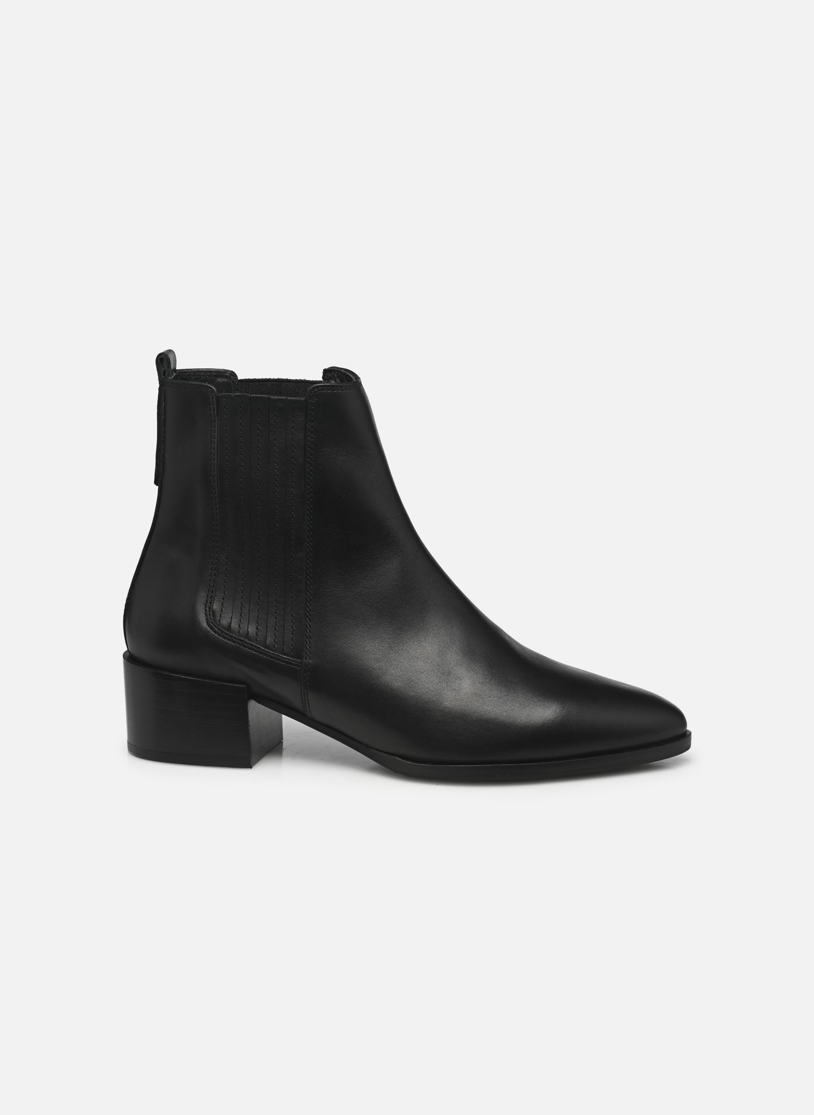 Bottines et boots Bottines n°408 - Cuir - Noir femme noir Rivecour Bottines et boots Bottines n°408 - Cuir - Noir femme noir NOIR