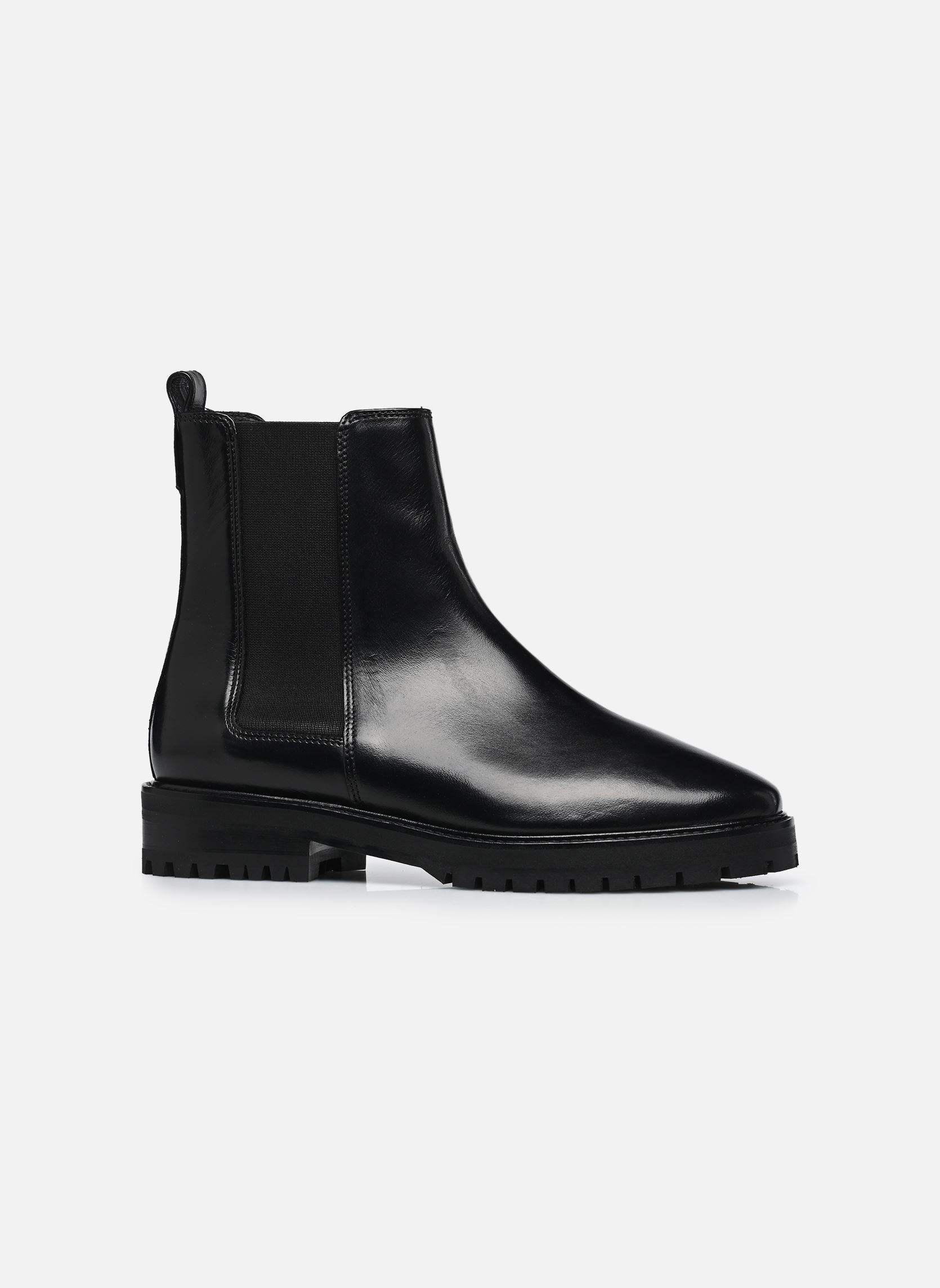 Bottines et boots Bottines n°501 - Cuir - Noir femme noir Rivecour Bottines et boots Bottines n°501 - Cuir - Noir femme noir NOIR N