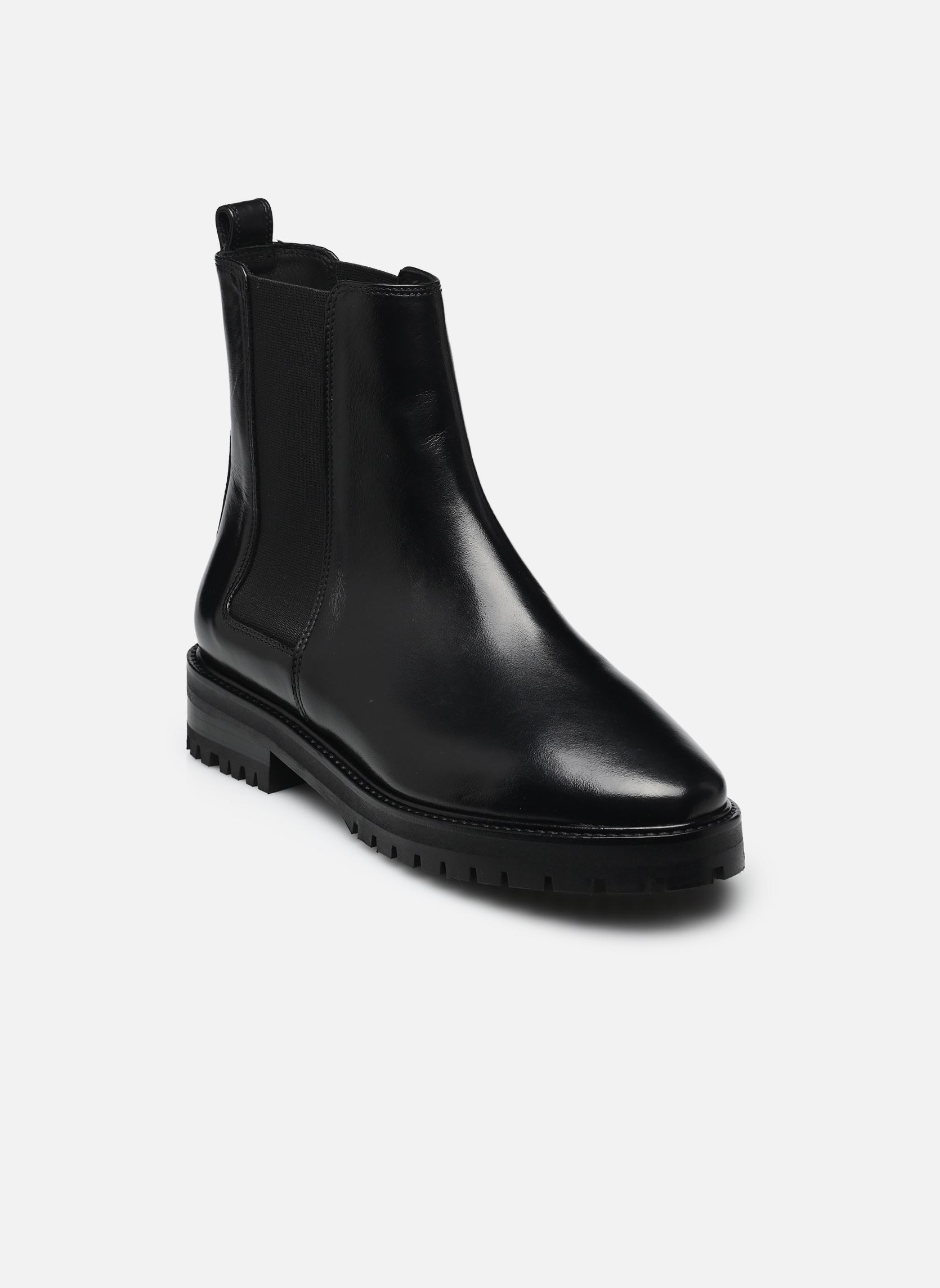 Bottines et boots Bottines n°501 - Cuir - Noir femme noir Rivecour Bottines et boots Bottines n°501 - Cuir - Noir femme noir NOIR N