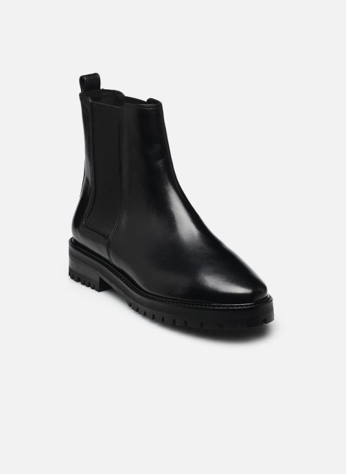 Rivecour Enkellaarzen en boots Bottines n°501 - Cuir - Noir dames zwart