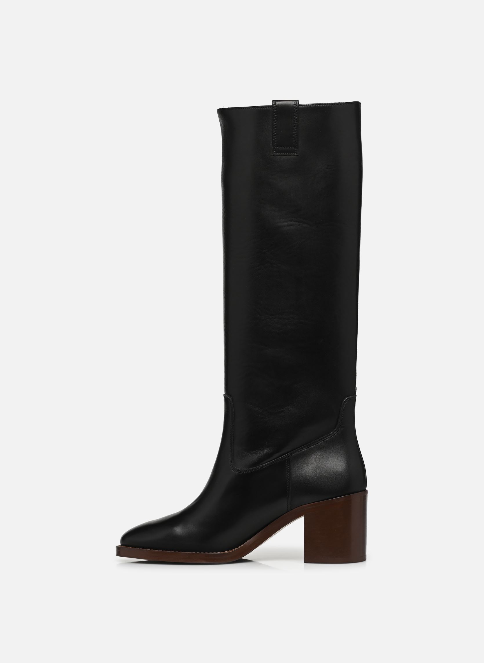 Stiefel Bottes n°510 - Cuir - Noir damen schwarz Rivecour Stiefel Bottes n°510 - Cuir - Noir damen schwarz NOIR