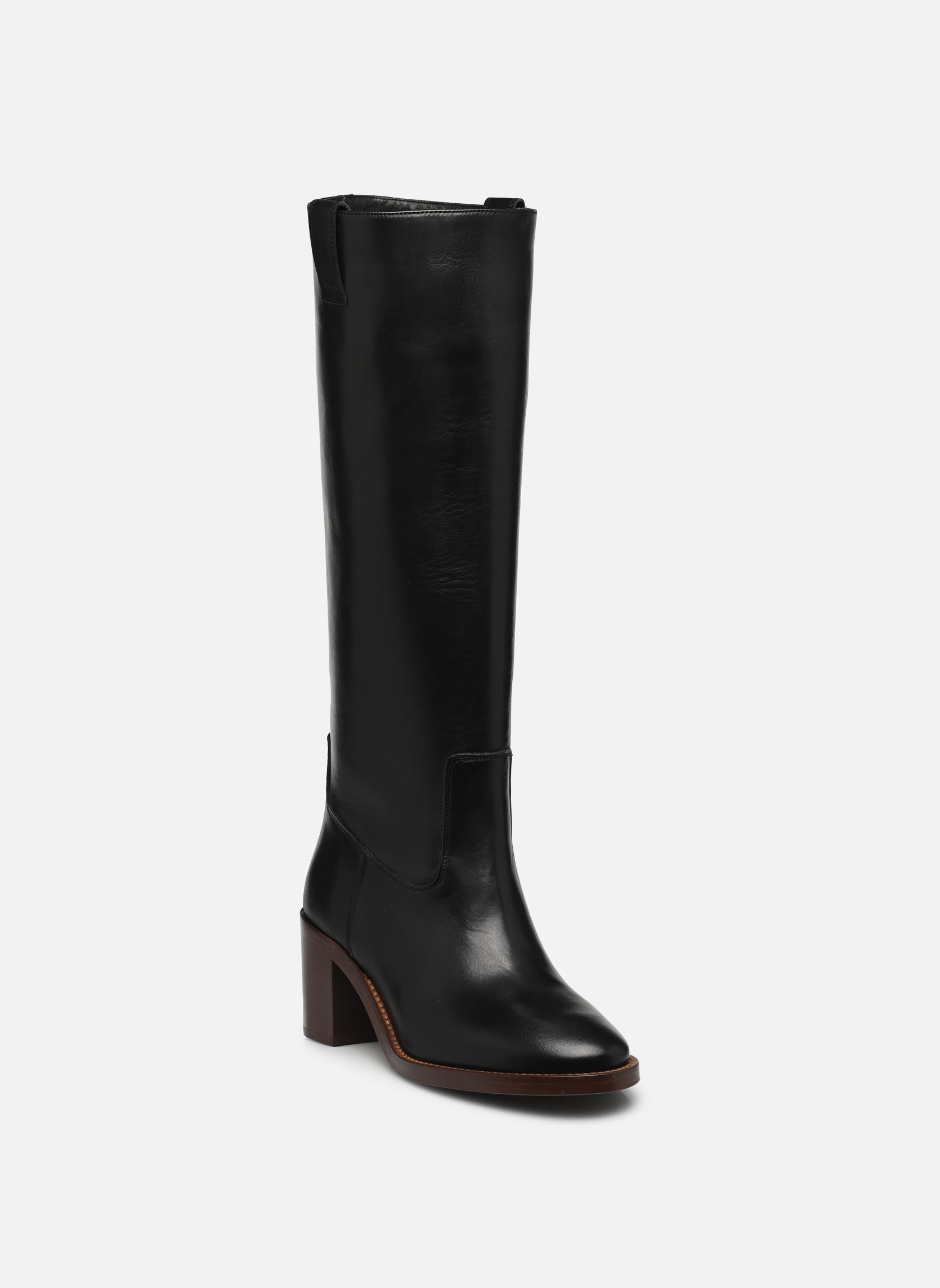 Stiefel Bottes n°510 - Cuir - Noir damen schwarz Rivecour Stiefel Bottes n°510 - Cuir - Noir damen schwarz NOIR