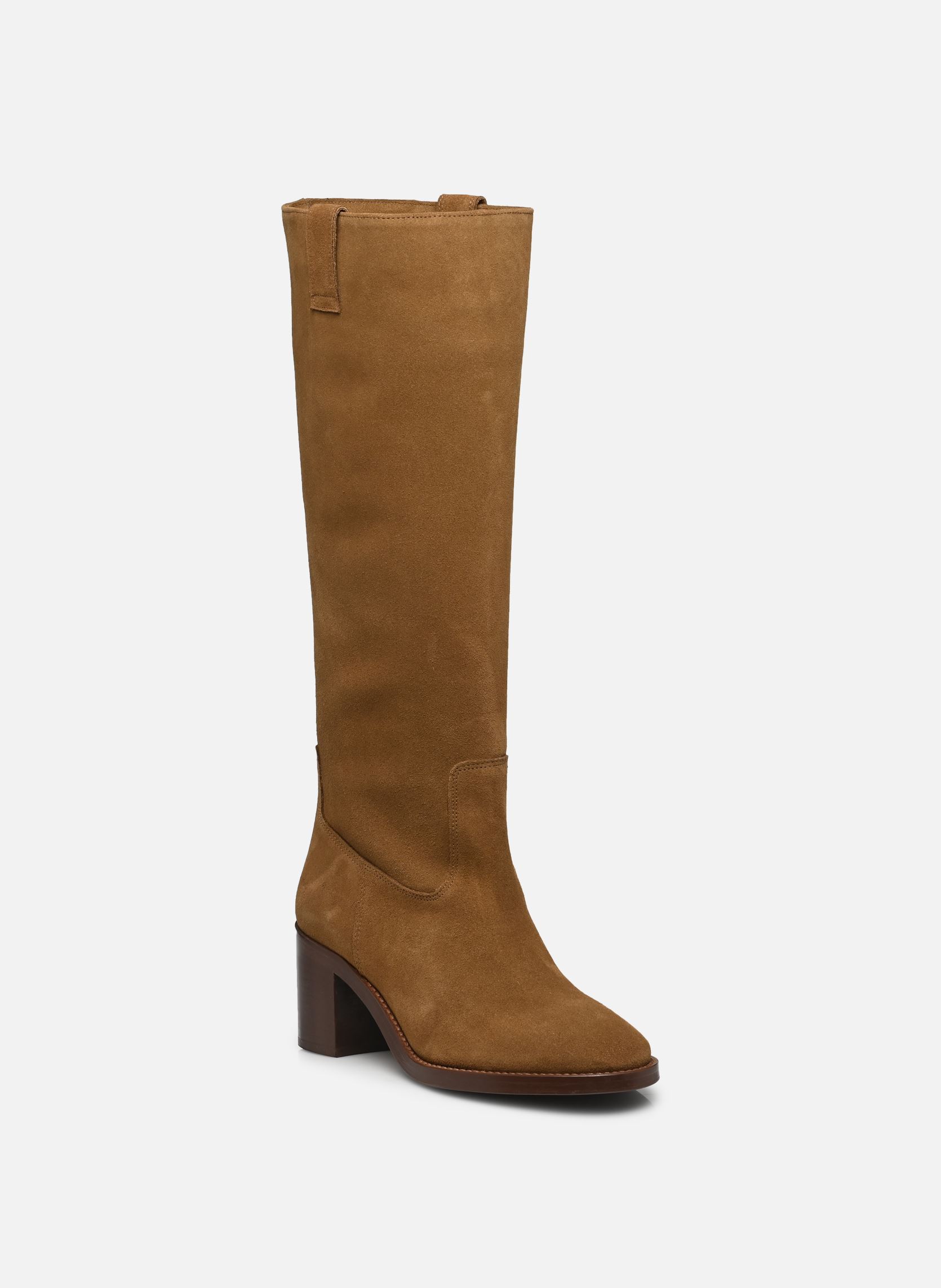 Stiefel Bottes n°510 - Suede - Ecorce damen beige Rivecour Stiefel Bottes n°510 - Suede - Ecorce damen beige ECORCE