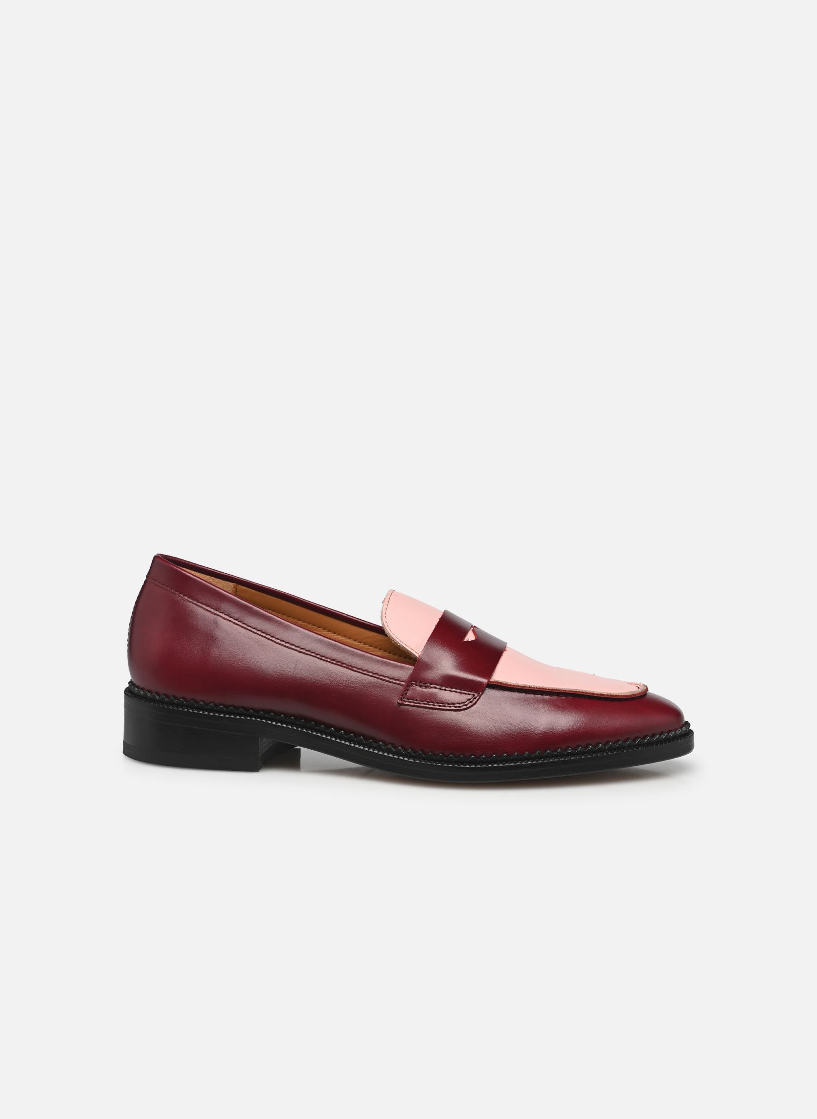 Mocassini Mocassins n°82 - Cuir - Prune donna viola Rivecour Mocassini Mocassins n°82 - Cuir - Prune donna viola PRUNE/ROSE
