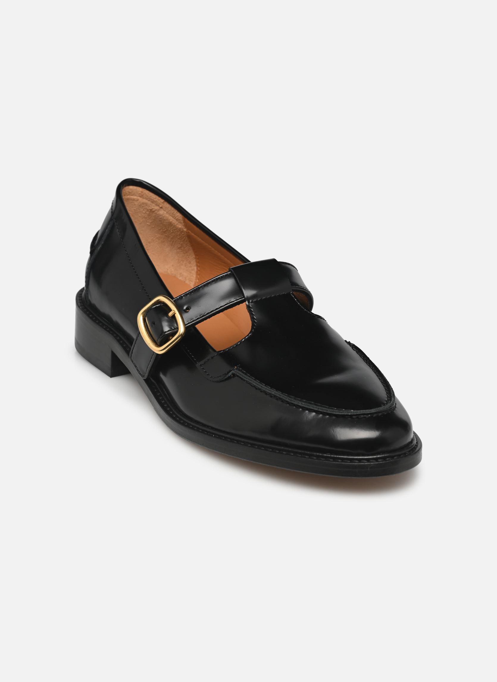 Mocassins Mocassins n°84 - Polido leather - Noir dames zwart Rivecour Mocassins Mocassins n°84 - Polido leather - Noir dames zwart NOIR