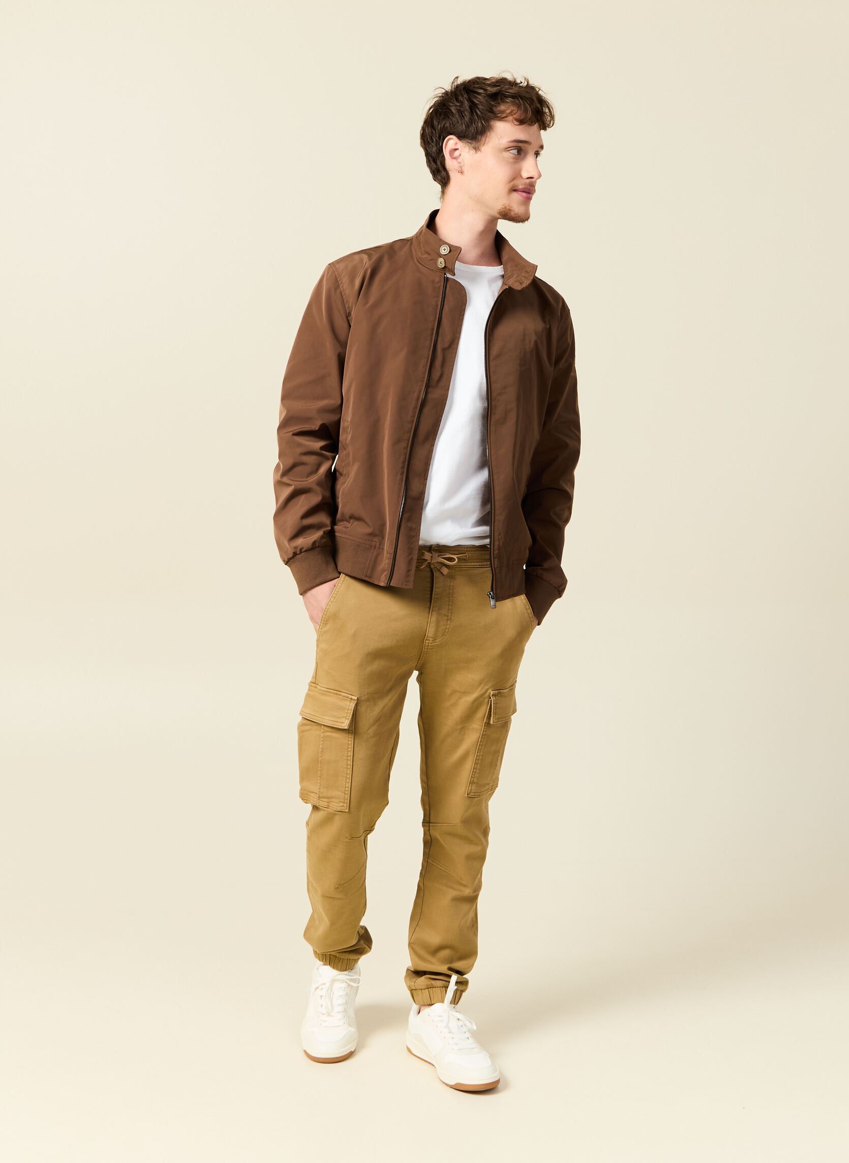 Pantaloni chino BATTMAYEH uomo verde Bonobo Pantaloni chino BATTMAYEH uomo verde ELMWOOD