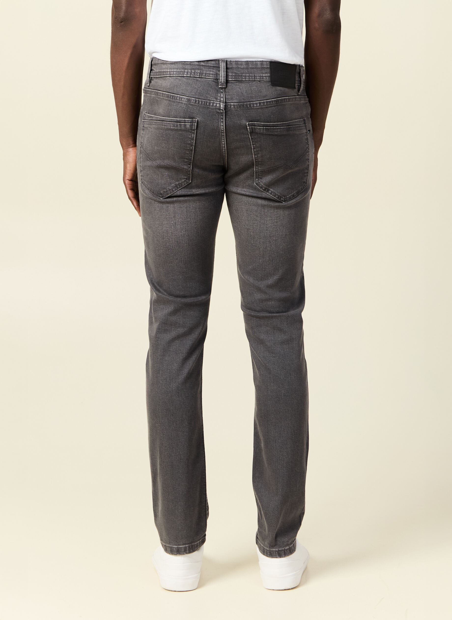 Jeans droit SADAO-RECY32 homme gris Bonobo Jeans droit SADAO-RECY32 homme gris DENIM GREY