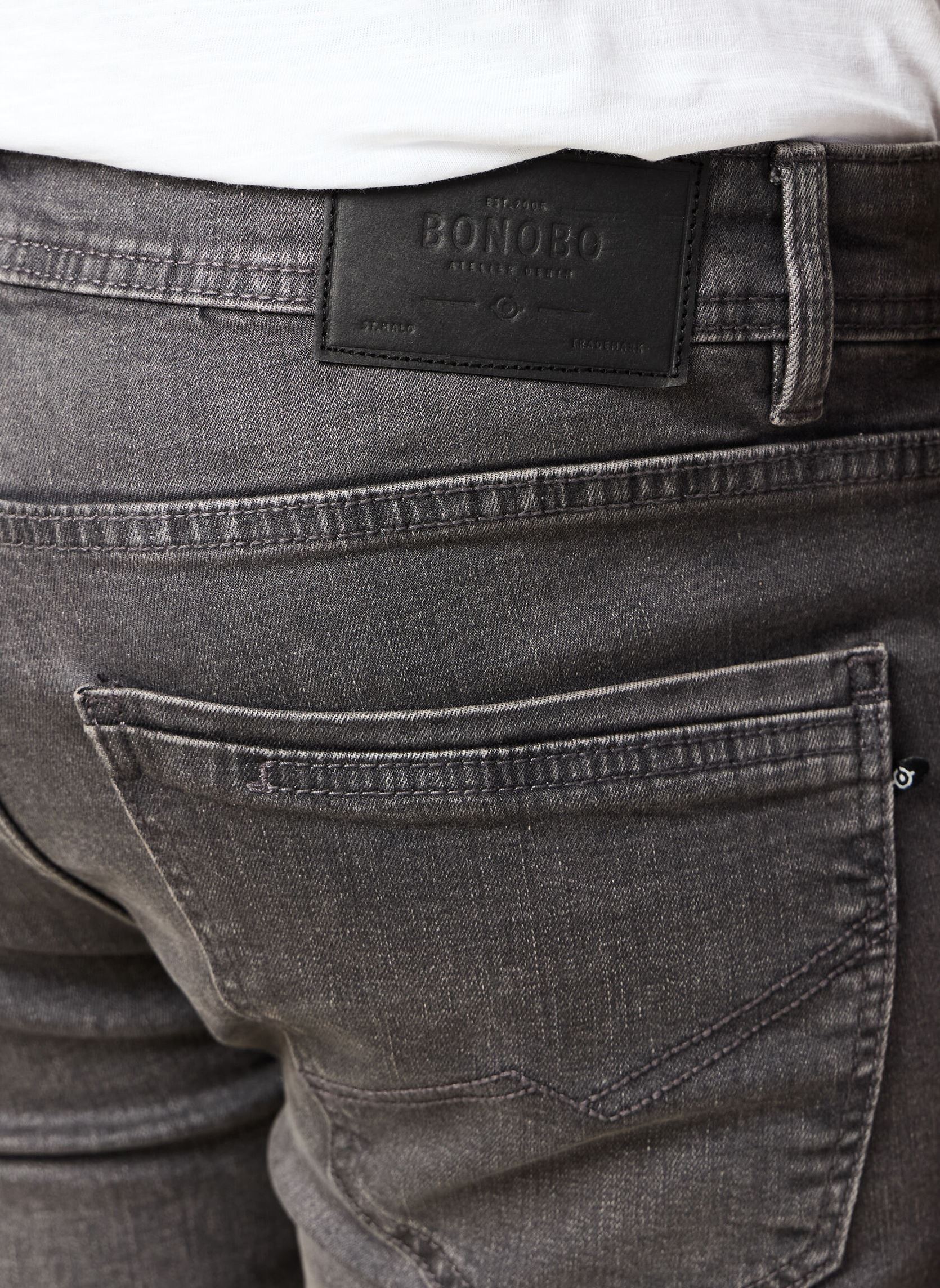Jeans droit SADAO-RECY32 homme gris Bonobo Jeans droit SADAO-RECY32 homme gris DENIM GREY