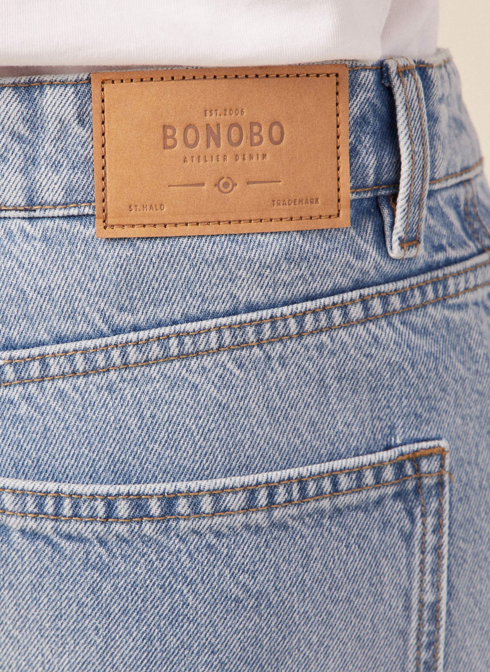 Weite Jeans RELAX-SUM herren blau Bonobo Weite Jeans RELAX-SUM herren blau DENIM BLEACH