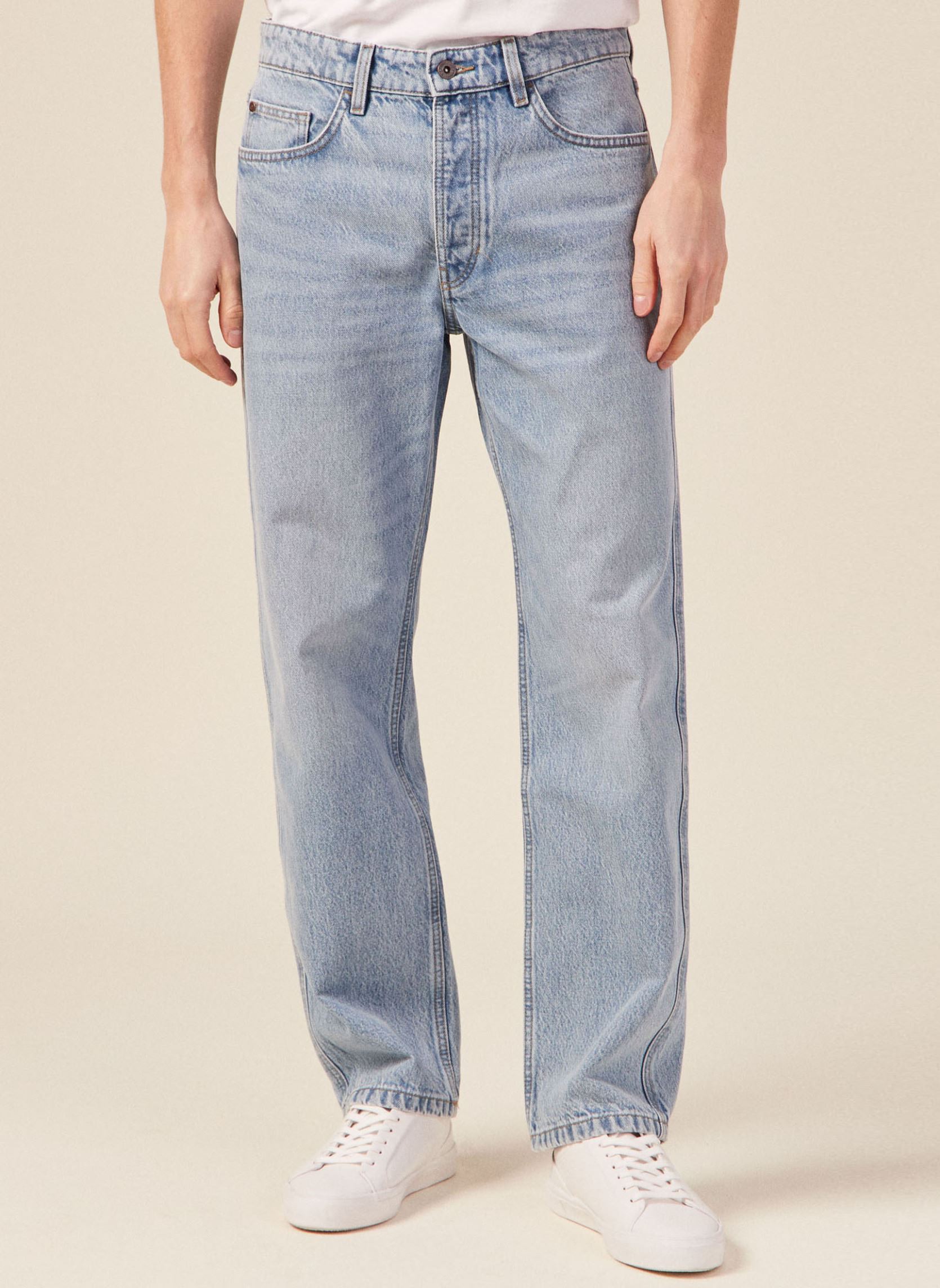 Weite Jeans RELAX-SUM herren blau Bonobo Weite Jeans RELAX-SUM herren blau DENIM BLEACH