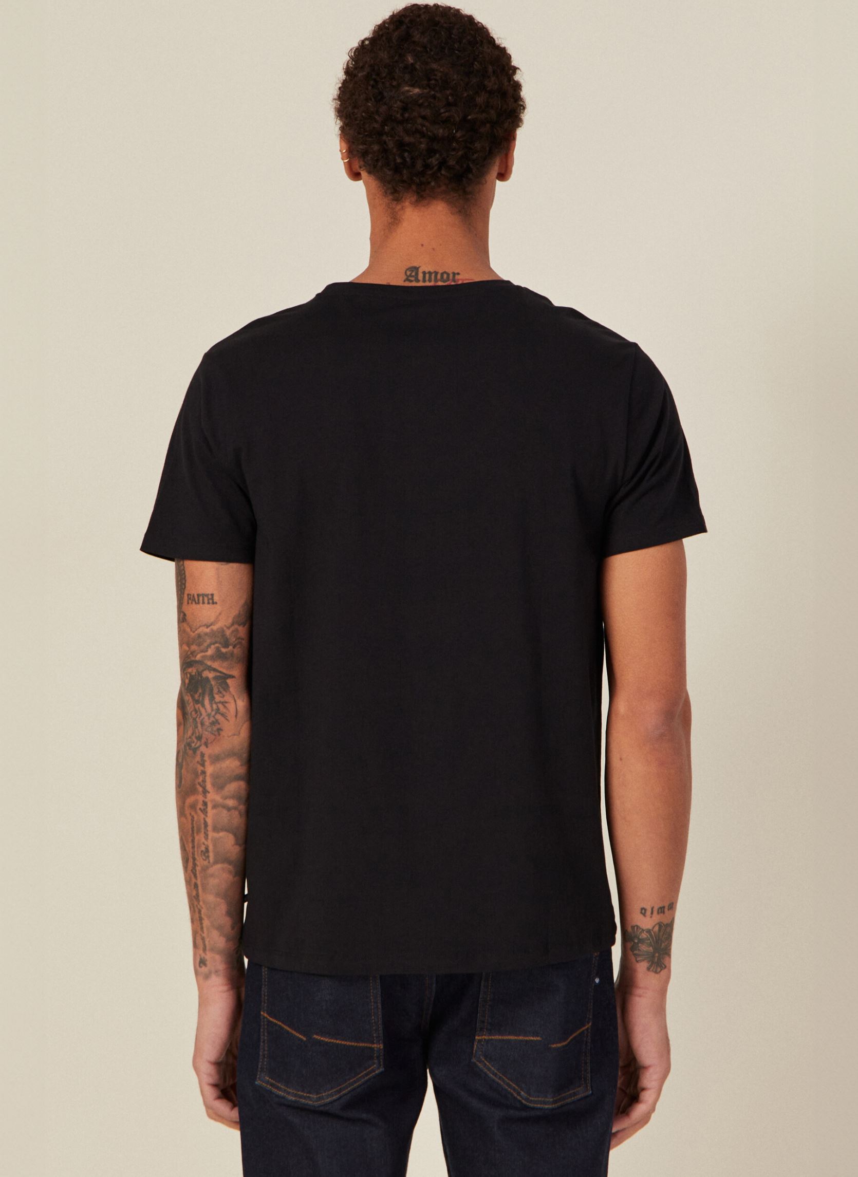 Kurzarm-T-Shirts SKEVELAH herren schwarz Bonobo Kurzarm-T-Shirts SKEVELAH herren schwarz JET BLACK