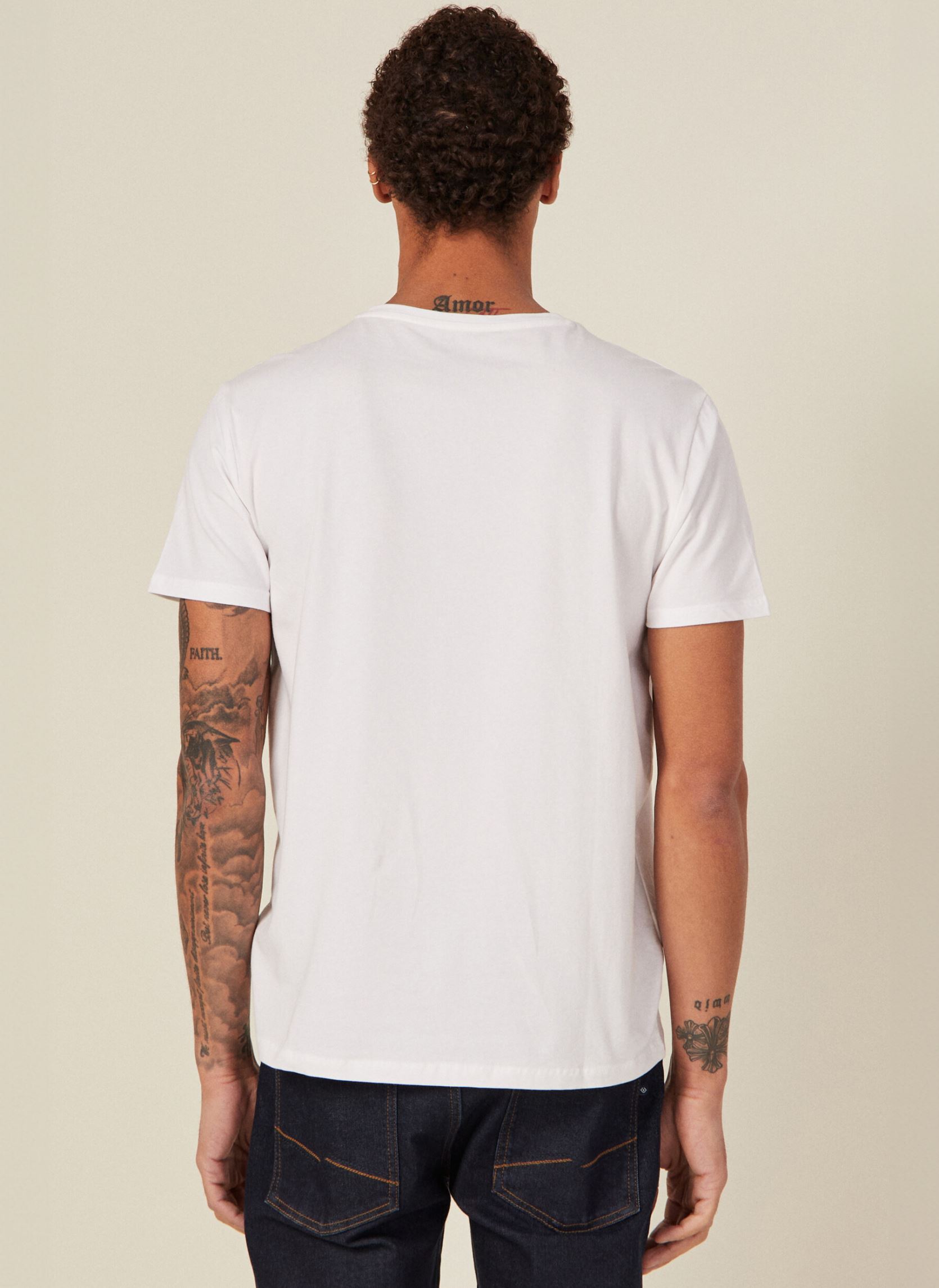 Kurzarm-T-Shirts SKEVELAH herren weiß Bonobo Kurzarm-T-Shirts SKEVELAH herren weiß BRIGHT WHITE
