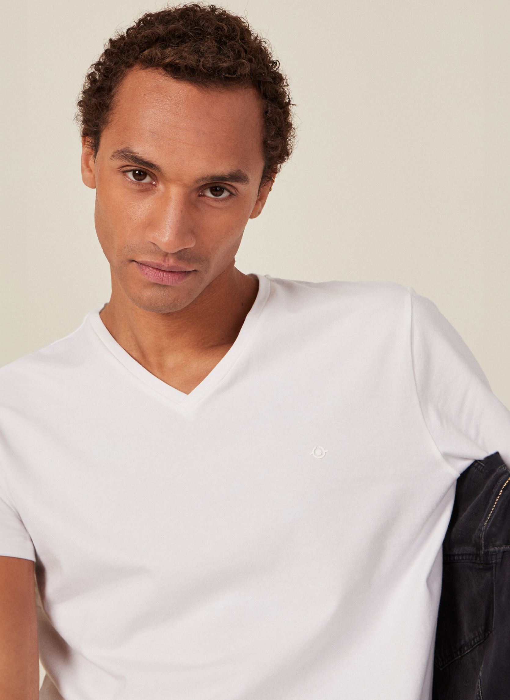 Kurzarm-T-Shirts SKEVELAH herren weiß Bonobo Kurzarm-T-Shirts SKEVELAH herren weiß BRIGHT WHITE