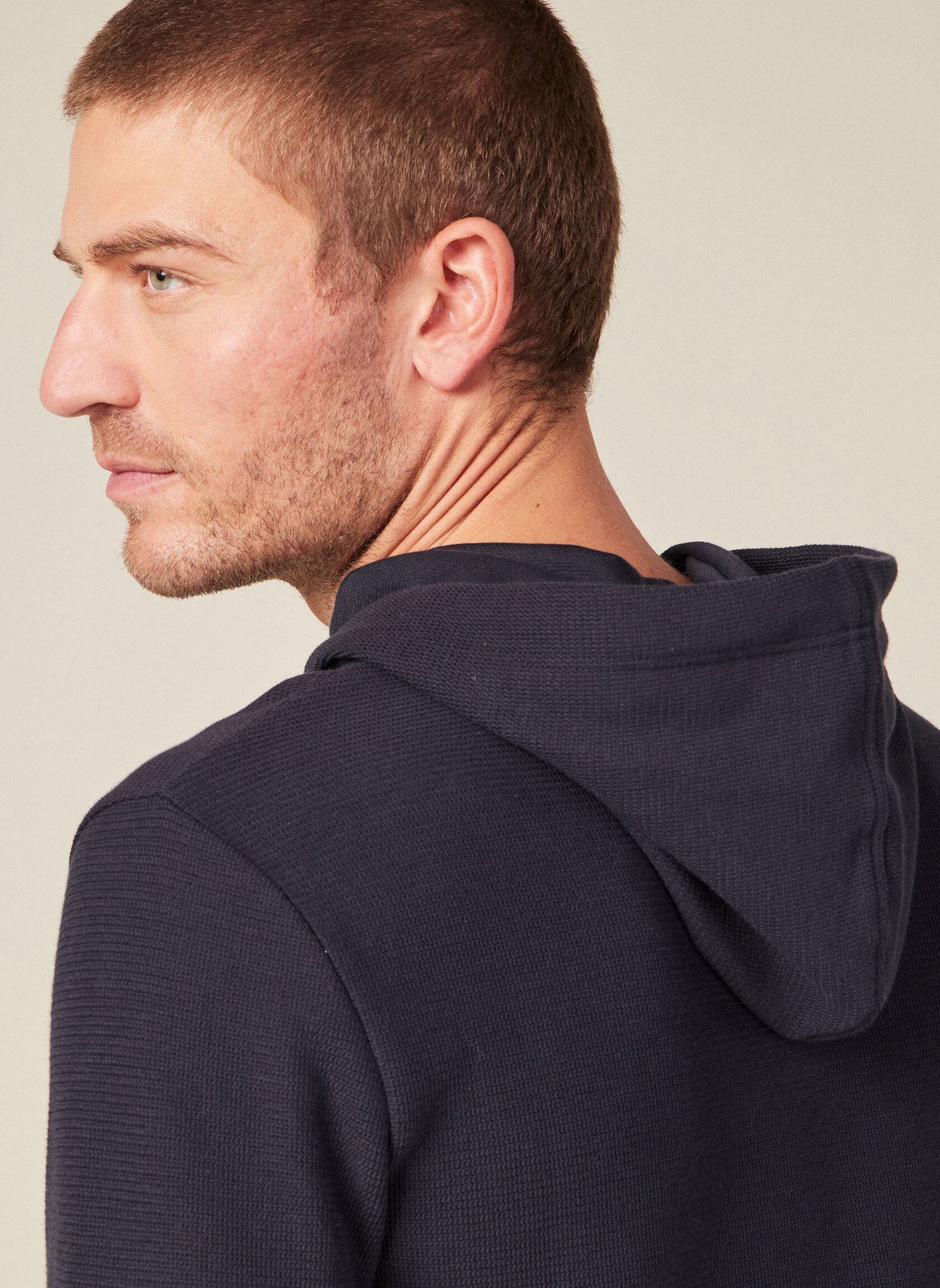 Felpe con cappuccio TEEHOOD2H uomo blu Bonobo Felpe con cappuccio TEEHOOD2H uomo blu SKY CAPTAIN