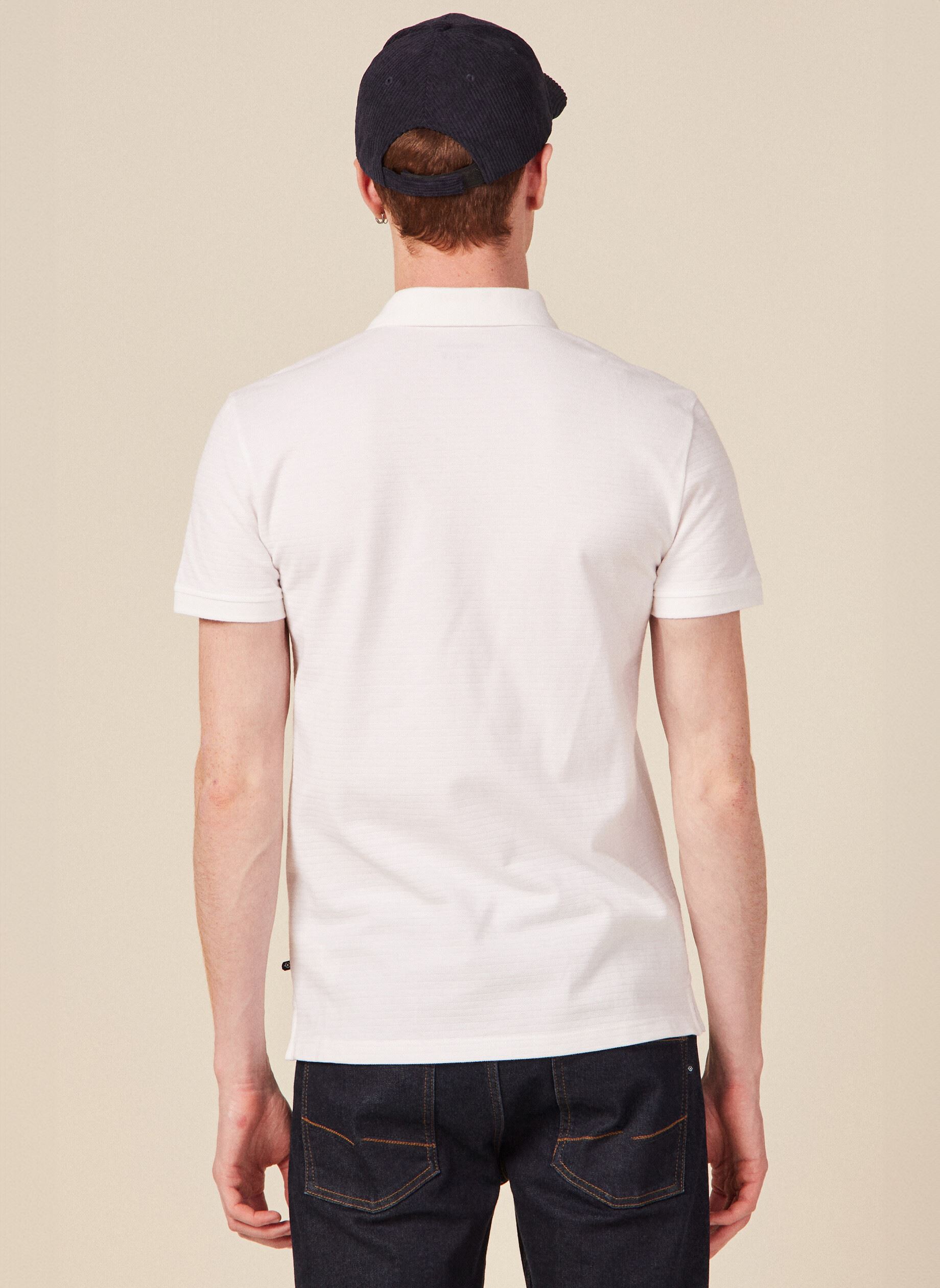 Polos manches courtes POLOBASIC2H homme blanc Bonobo Polos manches courtes POLOBASIC2H homme blanc BRIGHT WHITE
