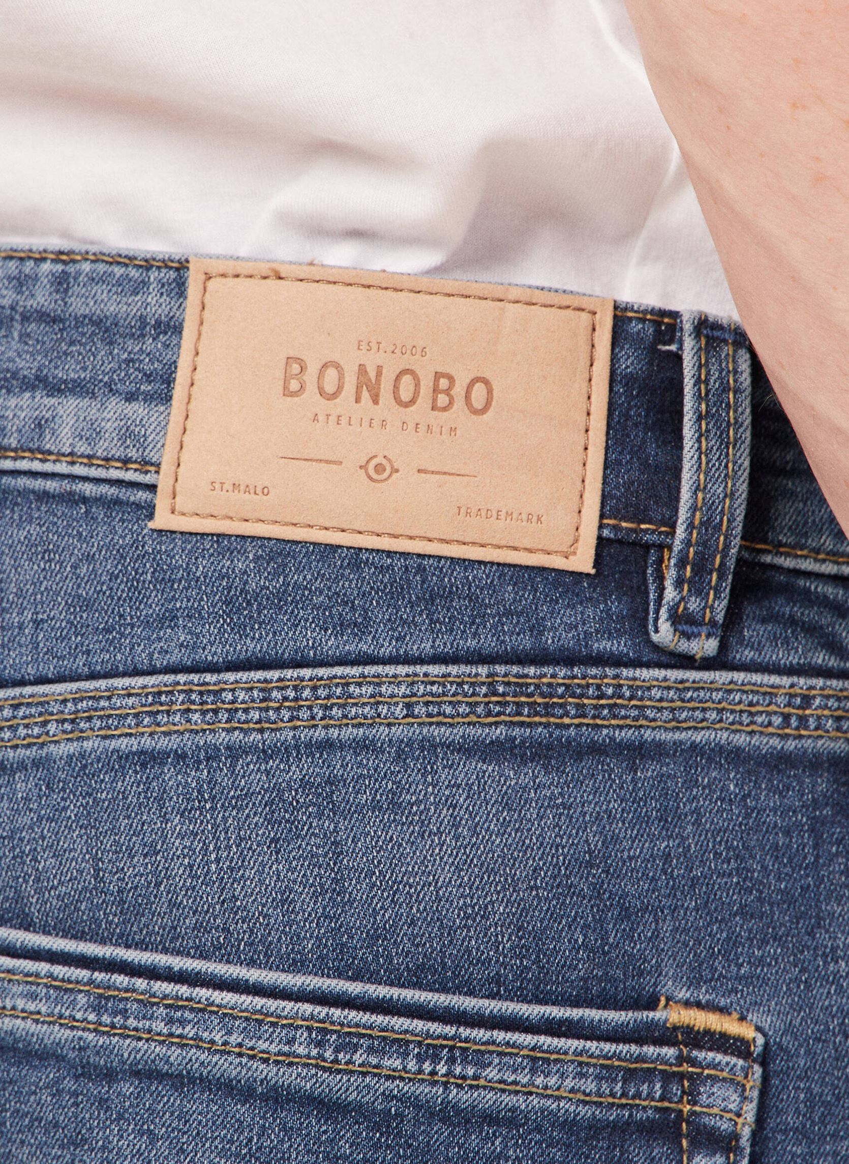 Jeans droit SOCHI-BASK32 homme bleu Bonobo Jeans droit SOCHI-BASK32 homme bleu DENIM STONE