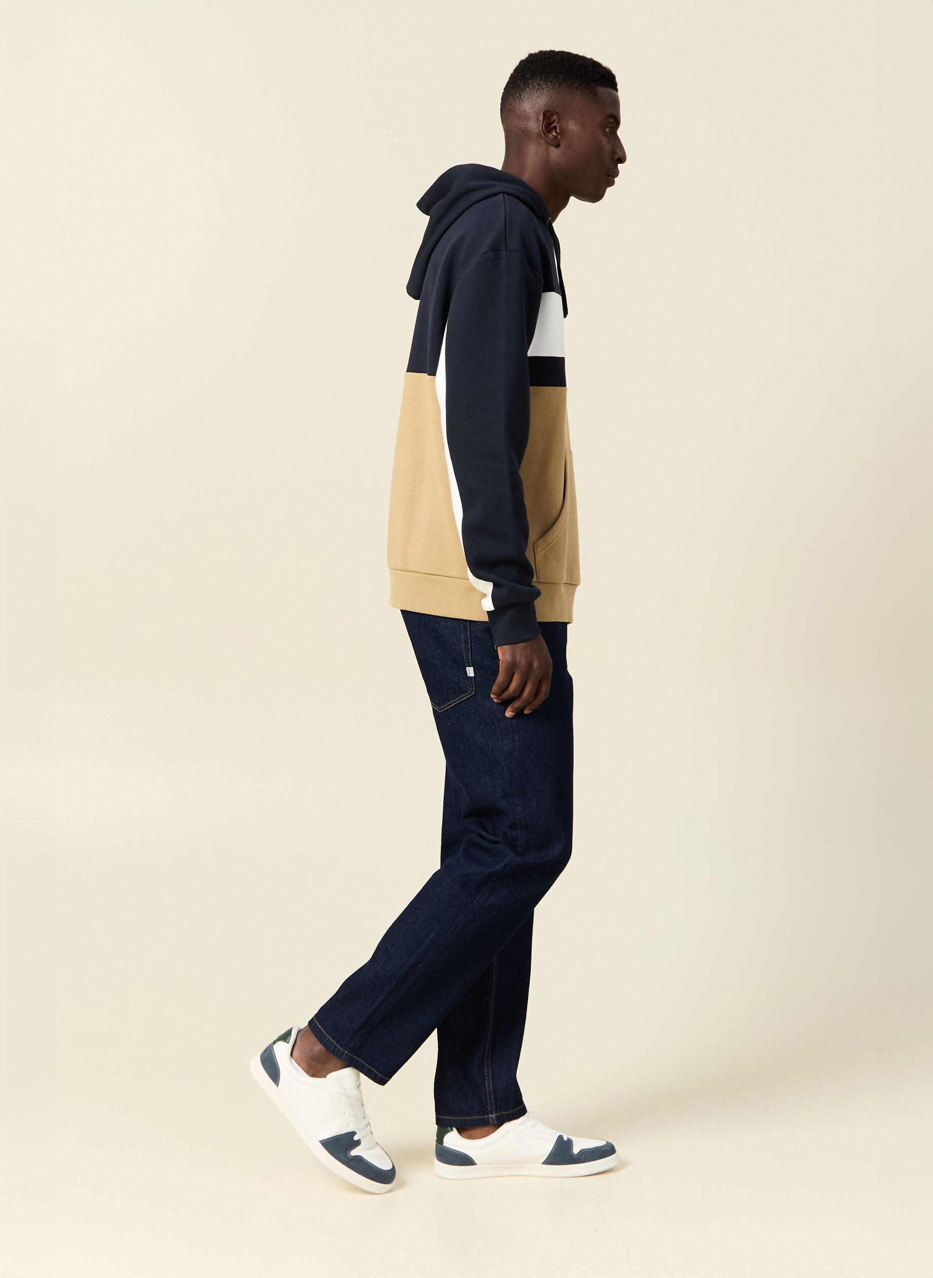 Sweats à capuche SWOODTRICOLH homme bleu Bonobo Sweats à capuche SWOODTRICOLH homme bleu SKY CAPTAIN