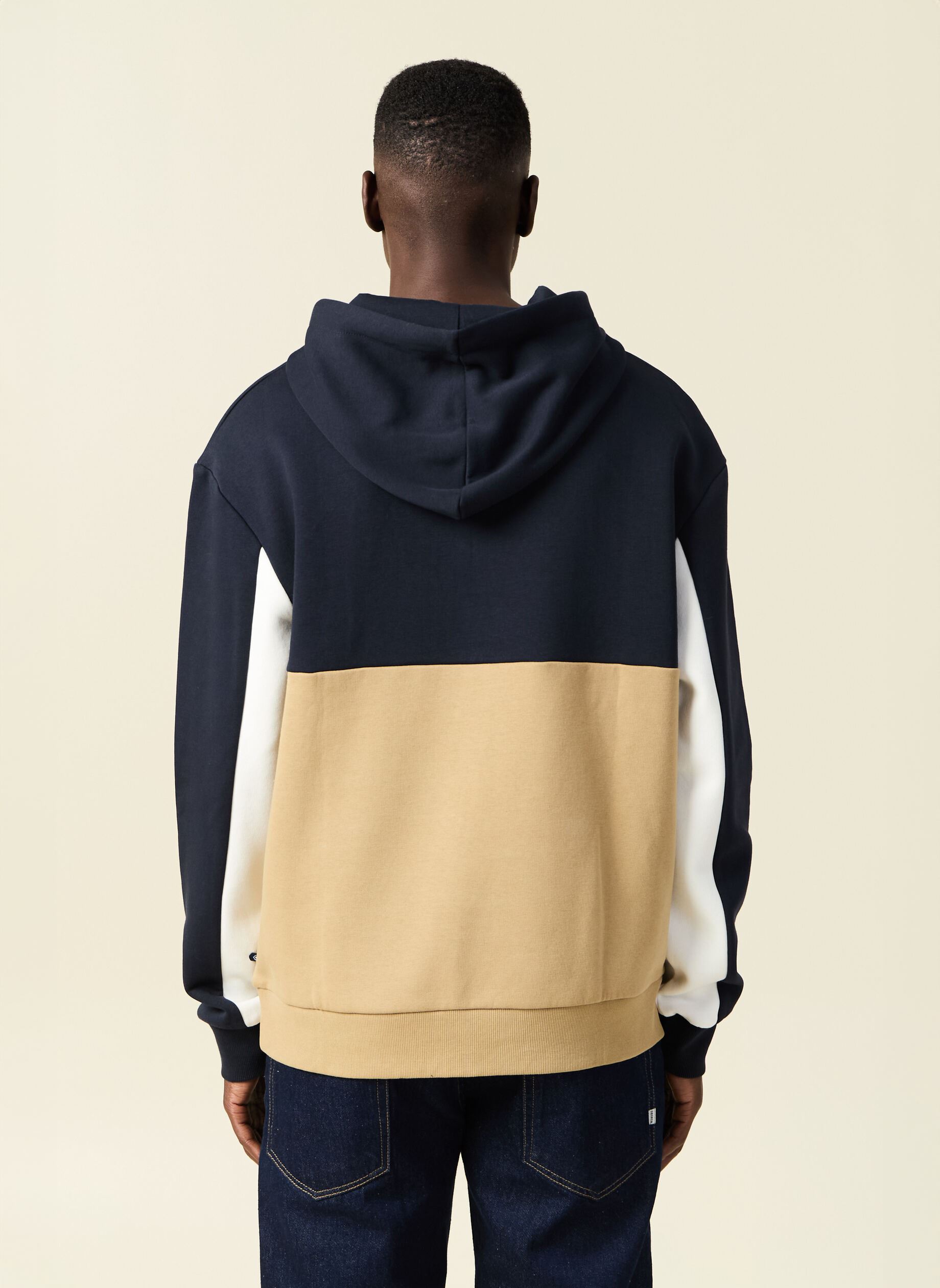 Sweats à capuche SWOODTRICOLH homme bleu Bonobo Sweats à capuche SWOODTRICOLH homme bleu SKY CAPTAIN