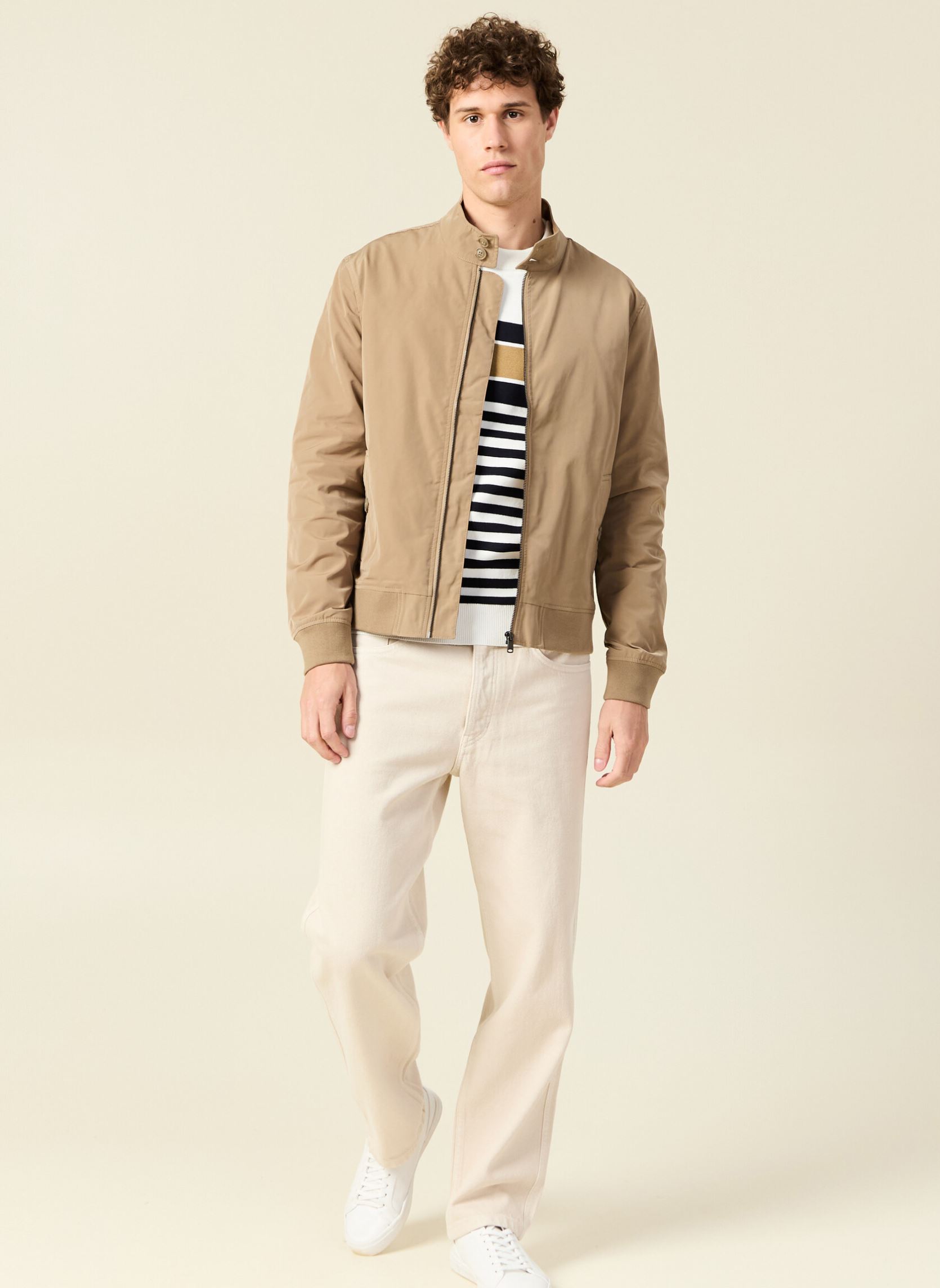 Jacken HARRYBLOU3H herren braun Bonobo Jacken HARRYBLOU3H herren braun LEAD GRAY