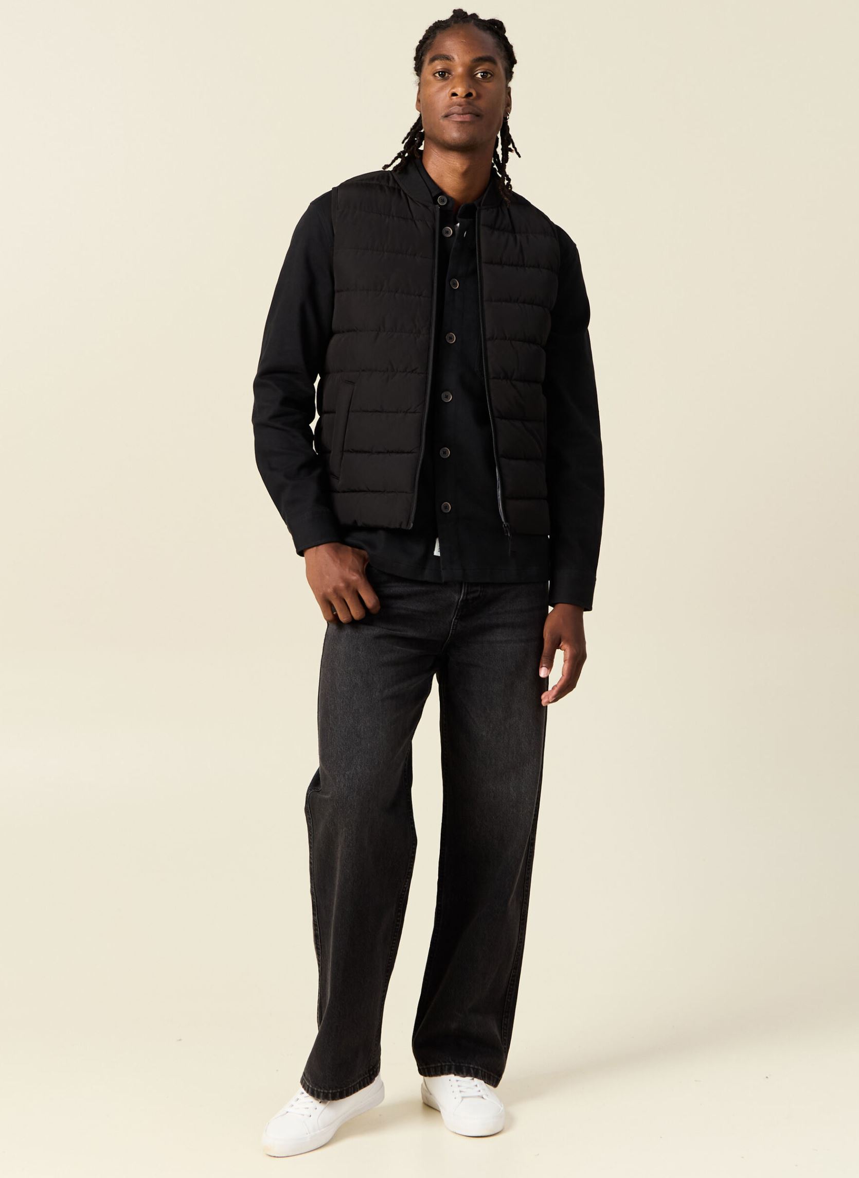 Daunenwesten BIGGILIGTH herren schwarz Bonobo Daunenwesten BIGGILIGTH herren schwarz JET BLACK