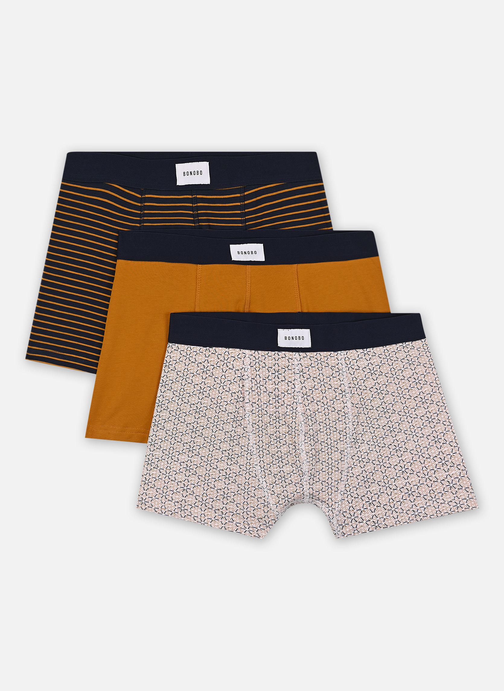 Sous-vêtements de sport PACLAGOON3H homme jaune Bonobo Sous-vêtements de sport PACLAGOON3H homme jaune BUCKTHORN BROWN