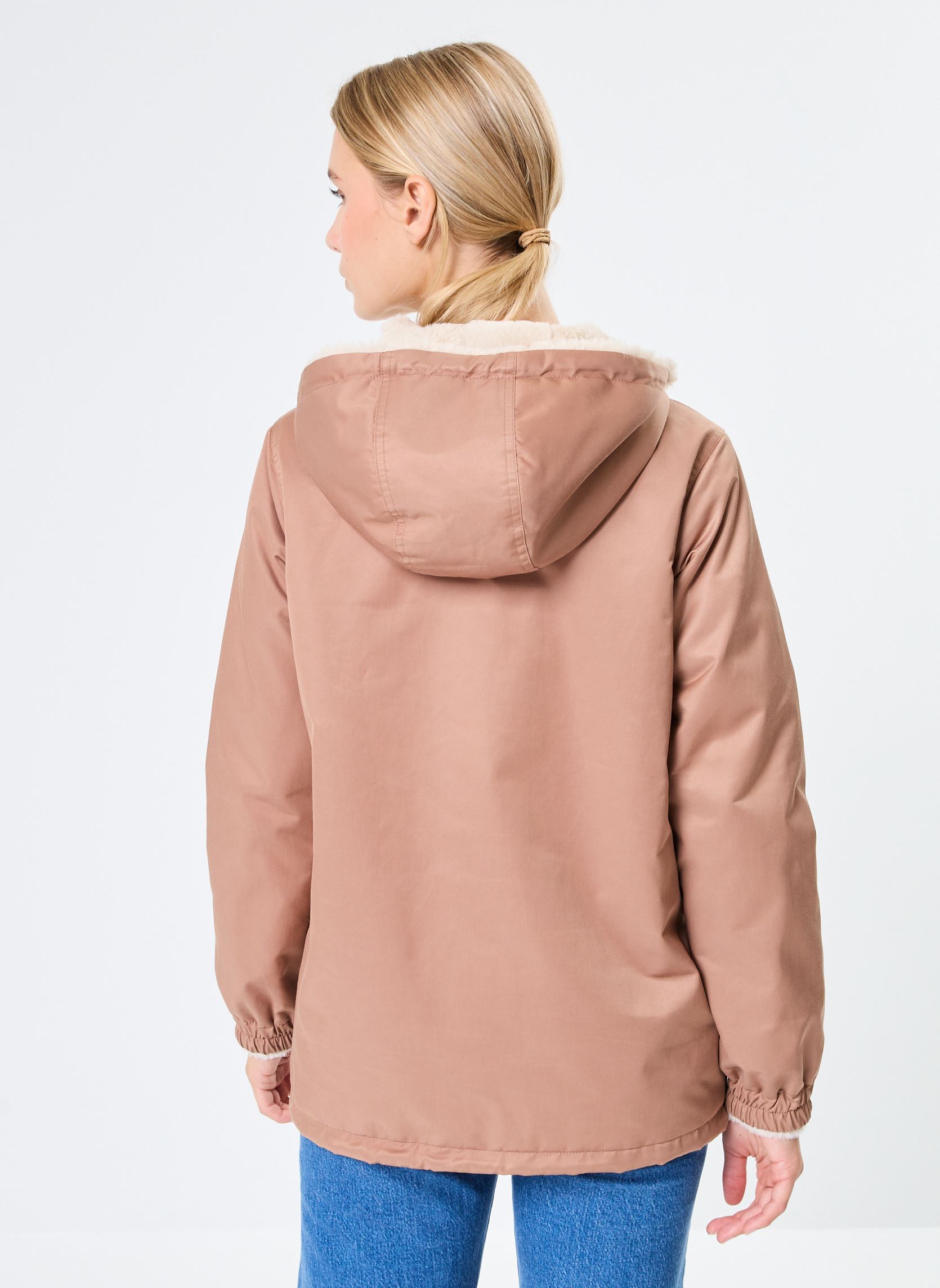 Parkas BLOUPARKAF femme marron Bonobo Parkas BLOUPARKAF femme marron BEAVER FUR