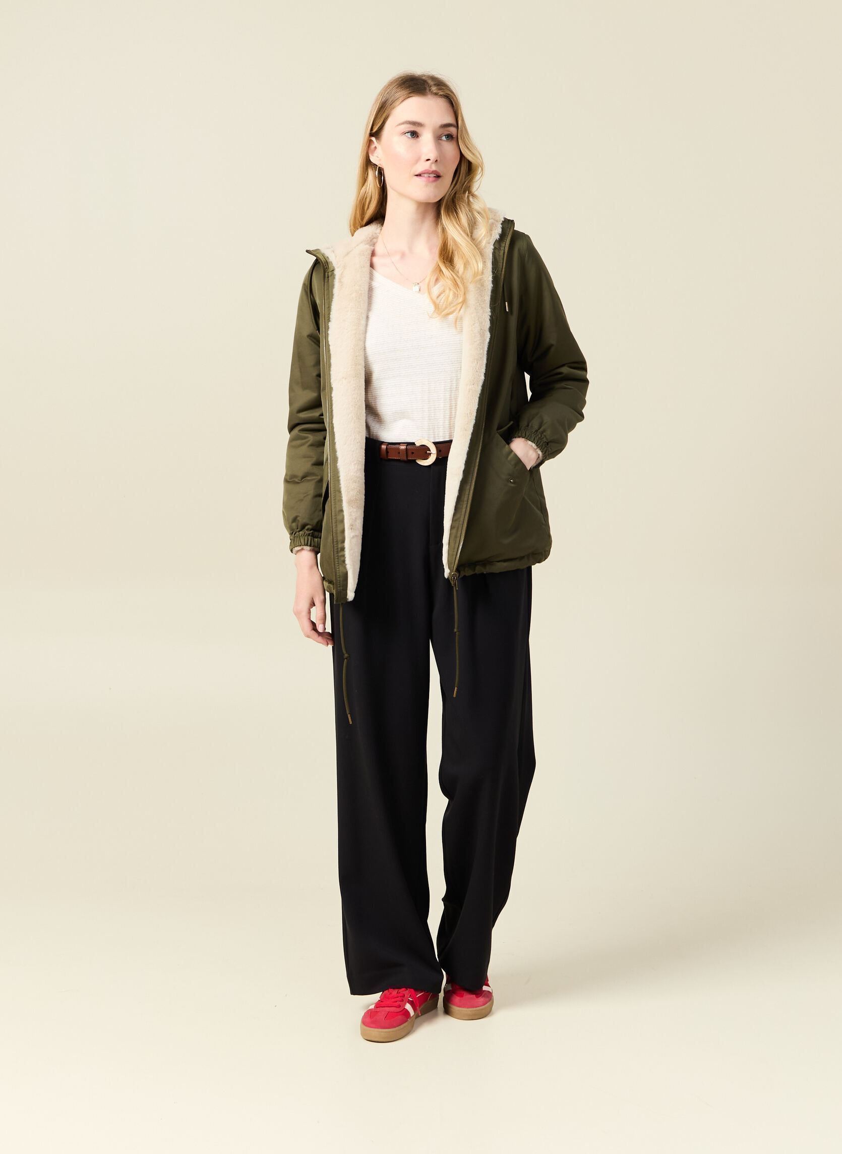 Parkas BLOUPARKAF damen grün Bonobo Parkas BLOUPARKAF damen grün OLIVE NIGHT