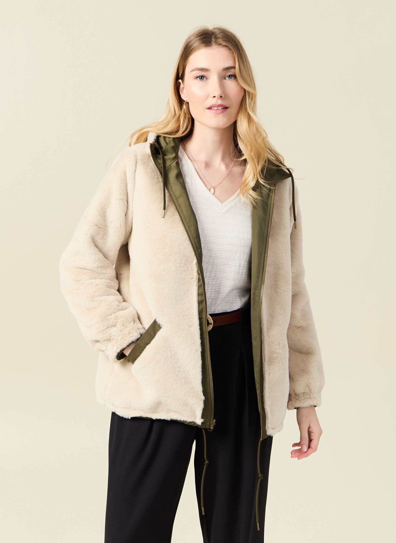 Parkas BLOUPARKAF damen grün Bonobo Parkas BLOUPARKAF damen grün OLIVE NIGHT