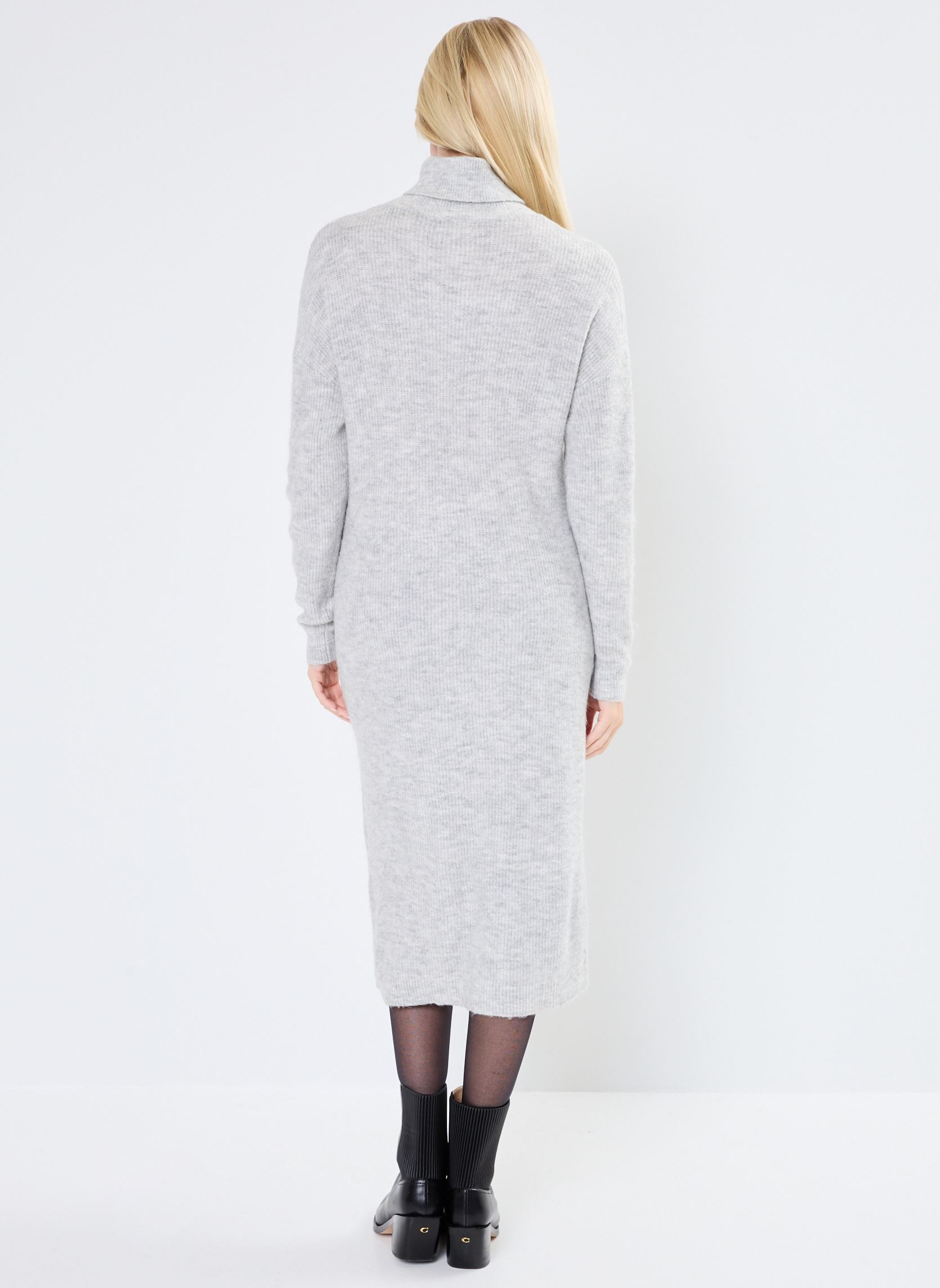 Jurken PULROULECF dames grijs Bonobo Jurken PULROULECF dames grijs MIRAGE GREY CHINE