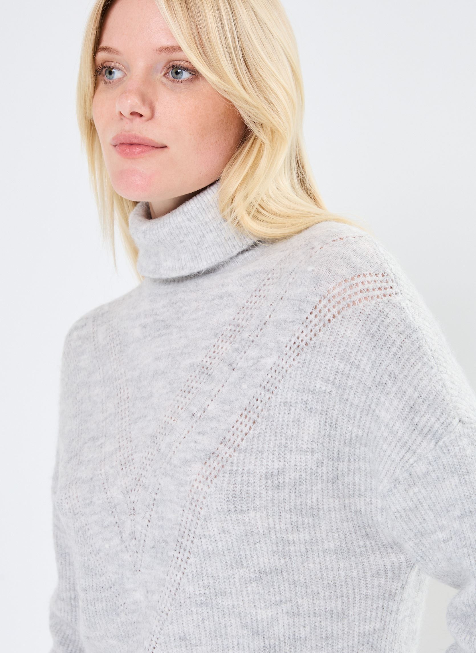 Jurken PULROULECF dames grijs Bonobo Jurken PULROULECF dames grijs MIRAGE GREY CHINE