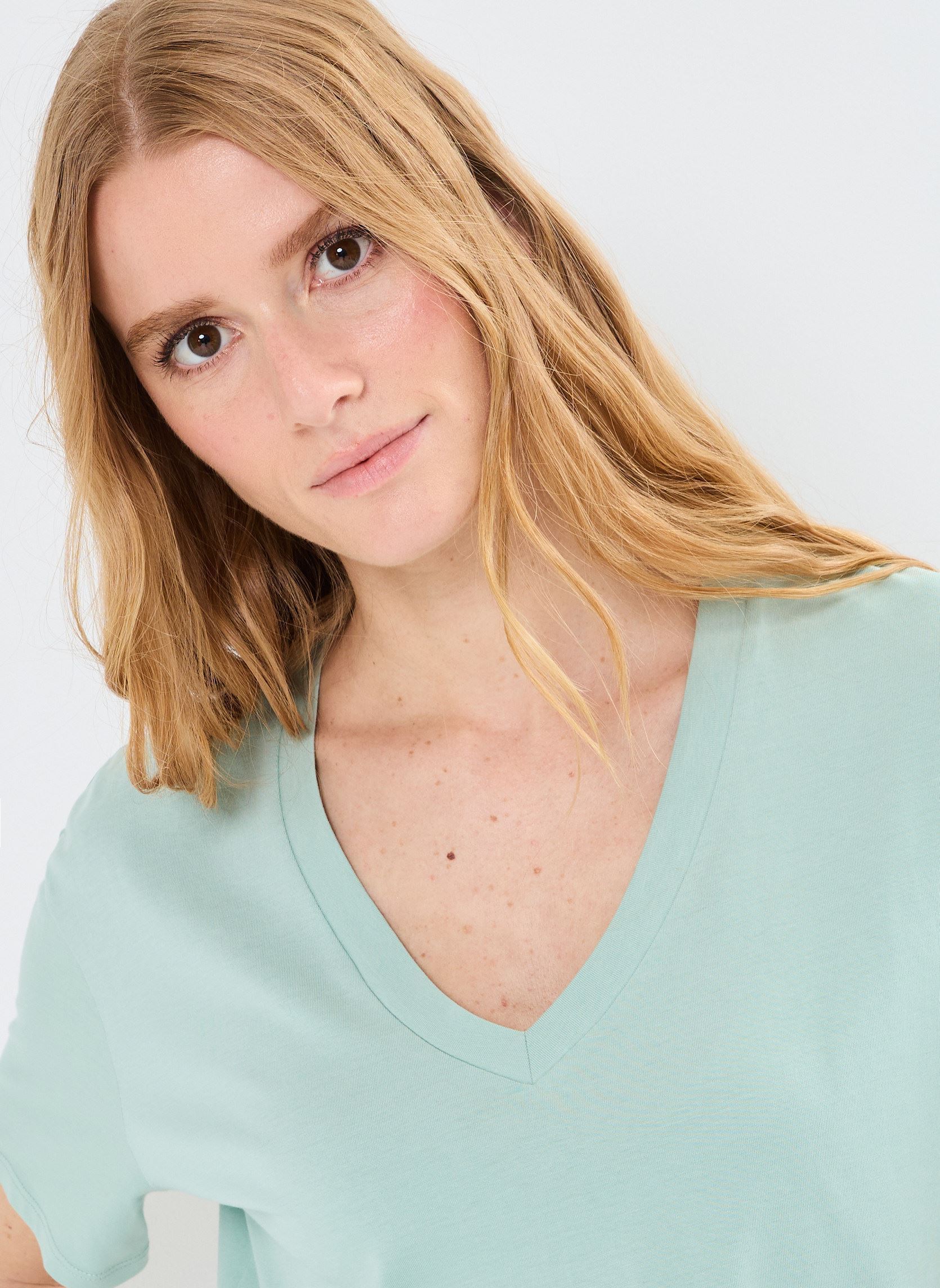 T-shirt a maniche corte TORIANE V donna verde MADE BY T-shirt a maniche corte TORIANE V donna verde AQUA FOAM
