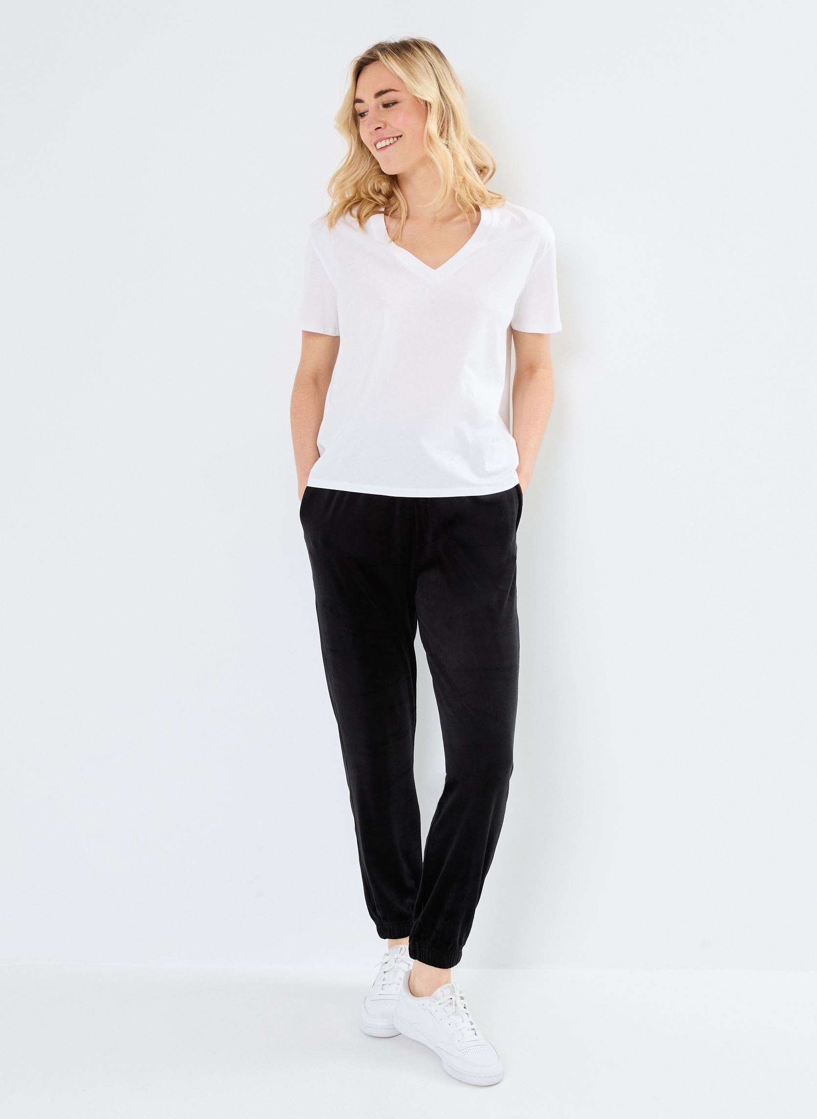 Tee-shirts manches courtes TORIANE V femme blanc MADE BY Tee-shirts manches courtes TORIANE V femme blanc BRIGHT WHITE